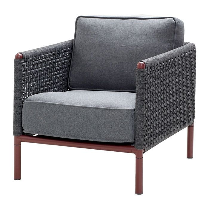 Cane-line, Encore Nojatuoli Grey / Bordeaux