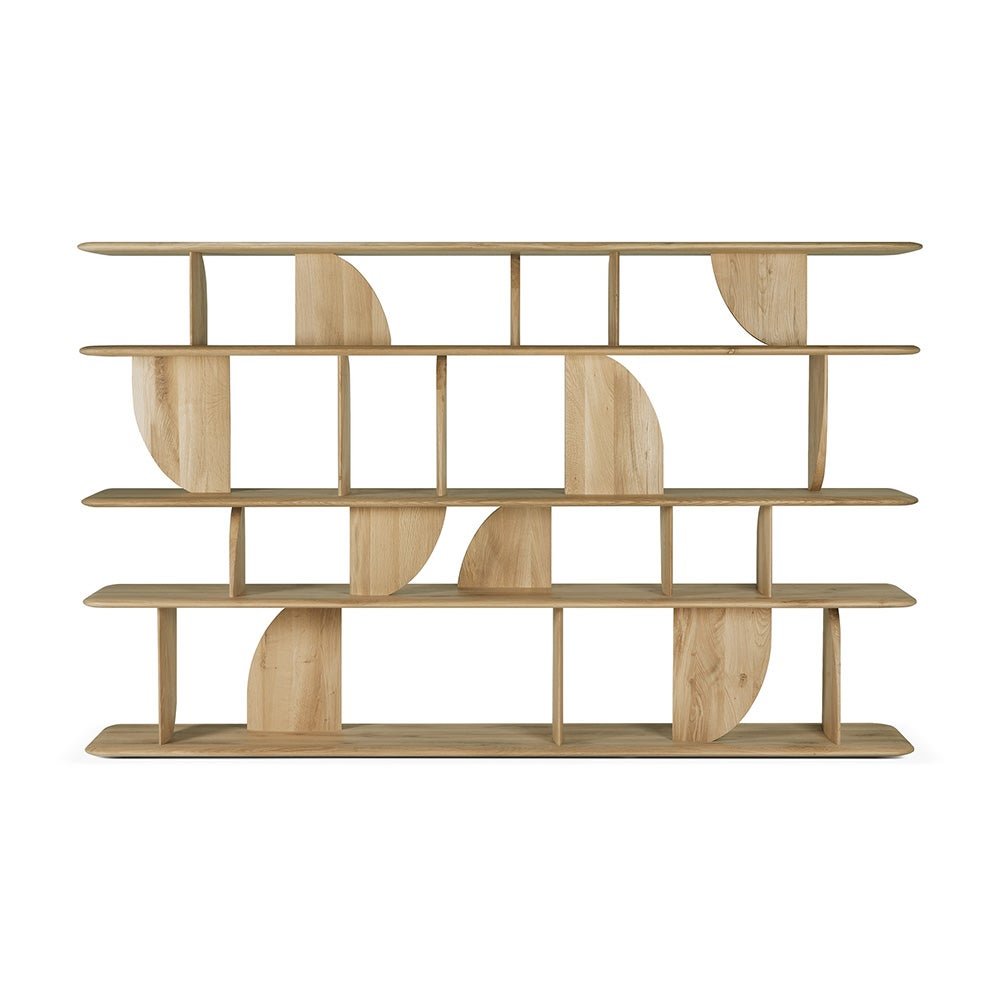 Ethnicraft, Geometric Hylly tammi 210x35x130 cm