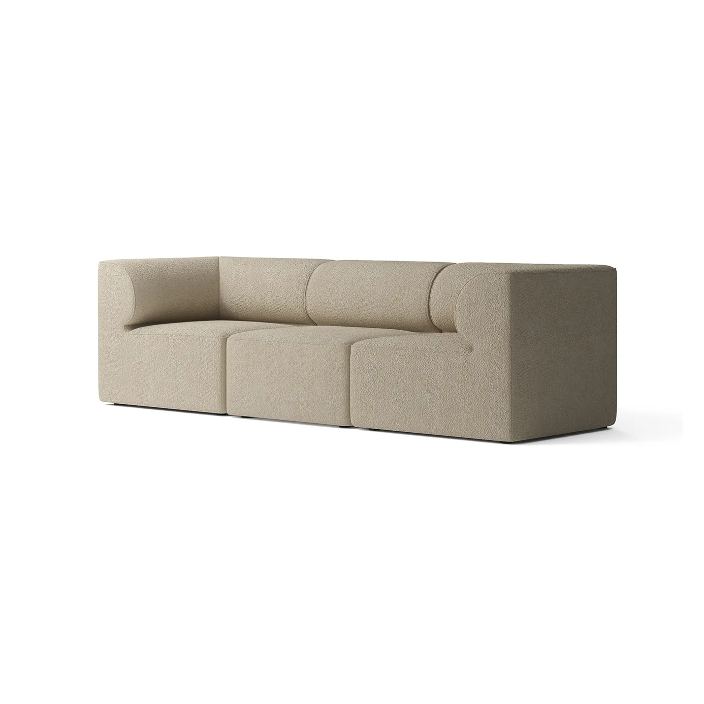 Audo Copenhagen Eave 86 moduulisohva configuration 2 3-istuttava, kangas bouclé 02 beige