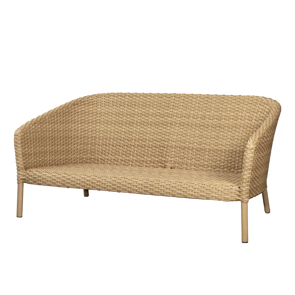 Cane-line, Ocean 2 istuttava sohva Natural flat Weave