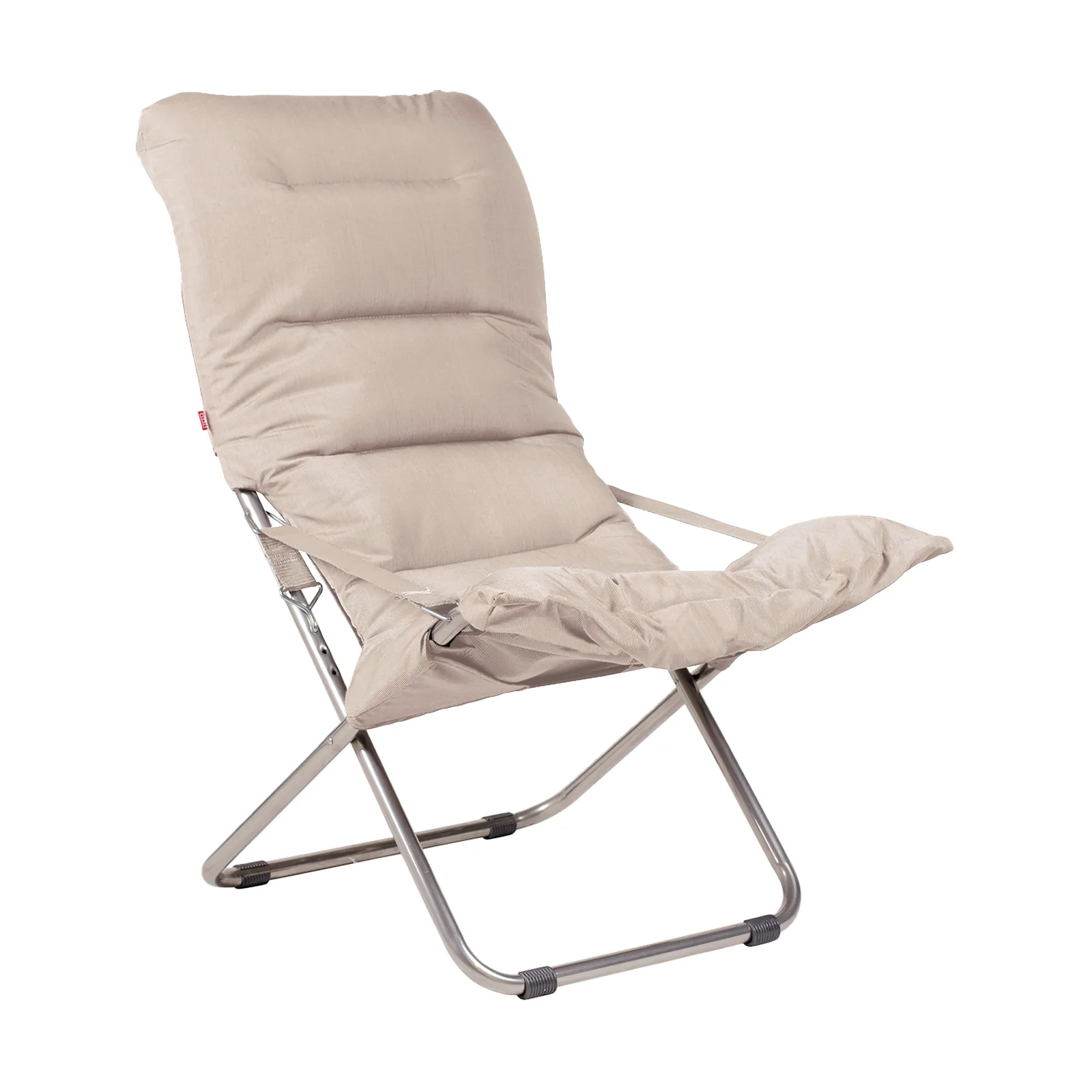 Fiam Fiesta Soft aurinkotuoli Kangas beige-alumiinirunko