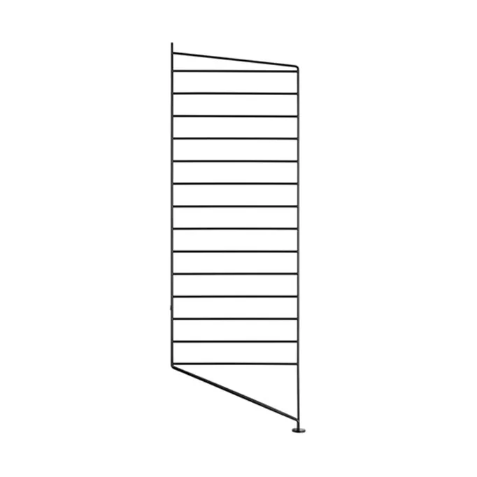 String String lattiakaide musta, 85x30cm, 1 kpl
