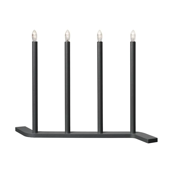 SMD Design Advent RE -adventtikynttelikkö Harmaa 4 valoa