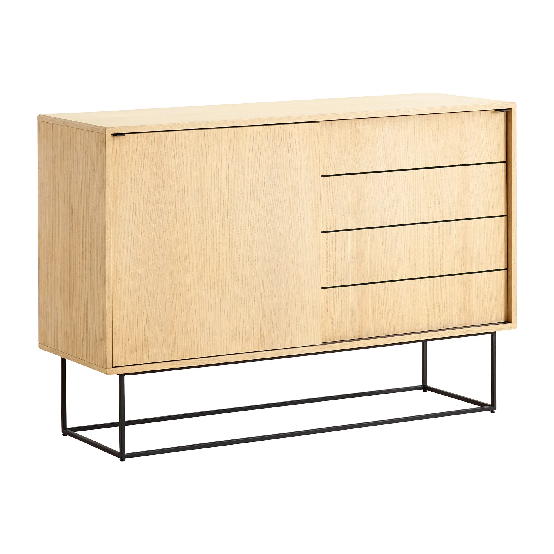 Woud Virka Sivupöytä, korkea 120 cm Tammi