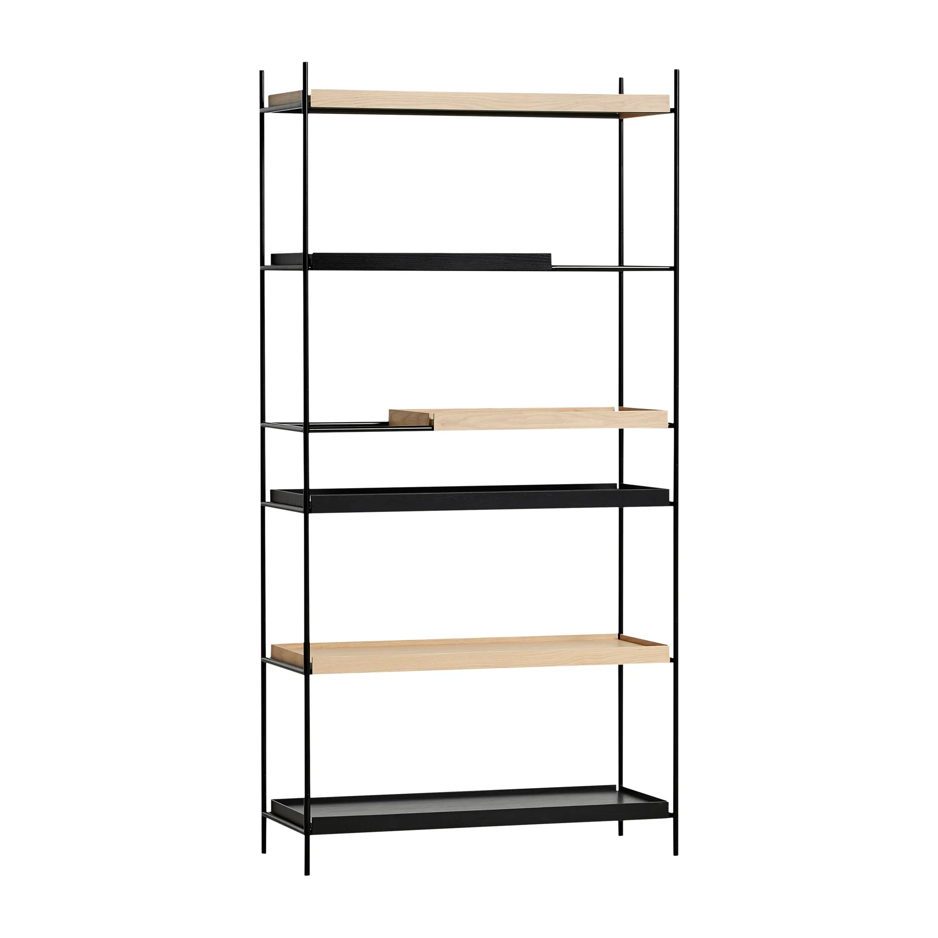 Woud Tray hylly korkea tammi, 100x201 cm Malli 3