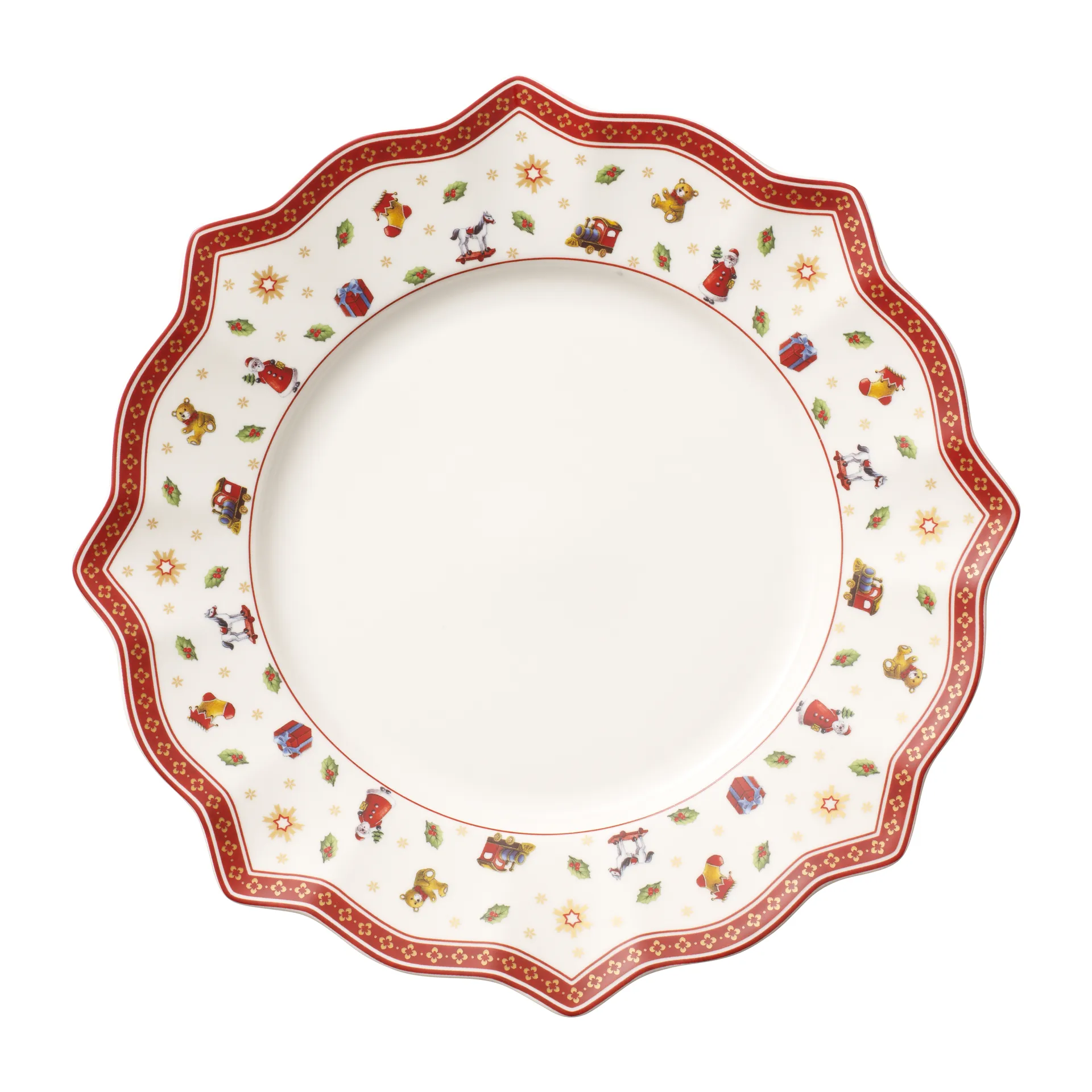 Villeroy & Boch Toy's Delight lautanen Ø29 Valkoinen-punainen