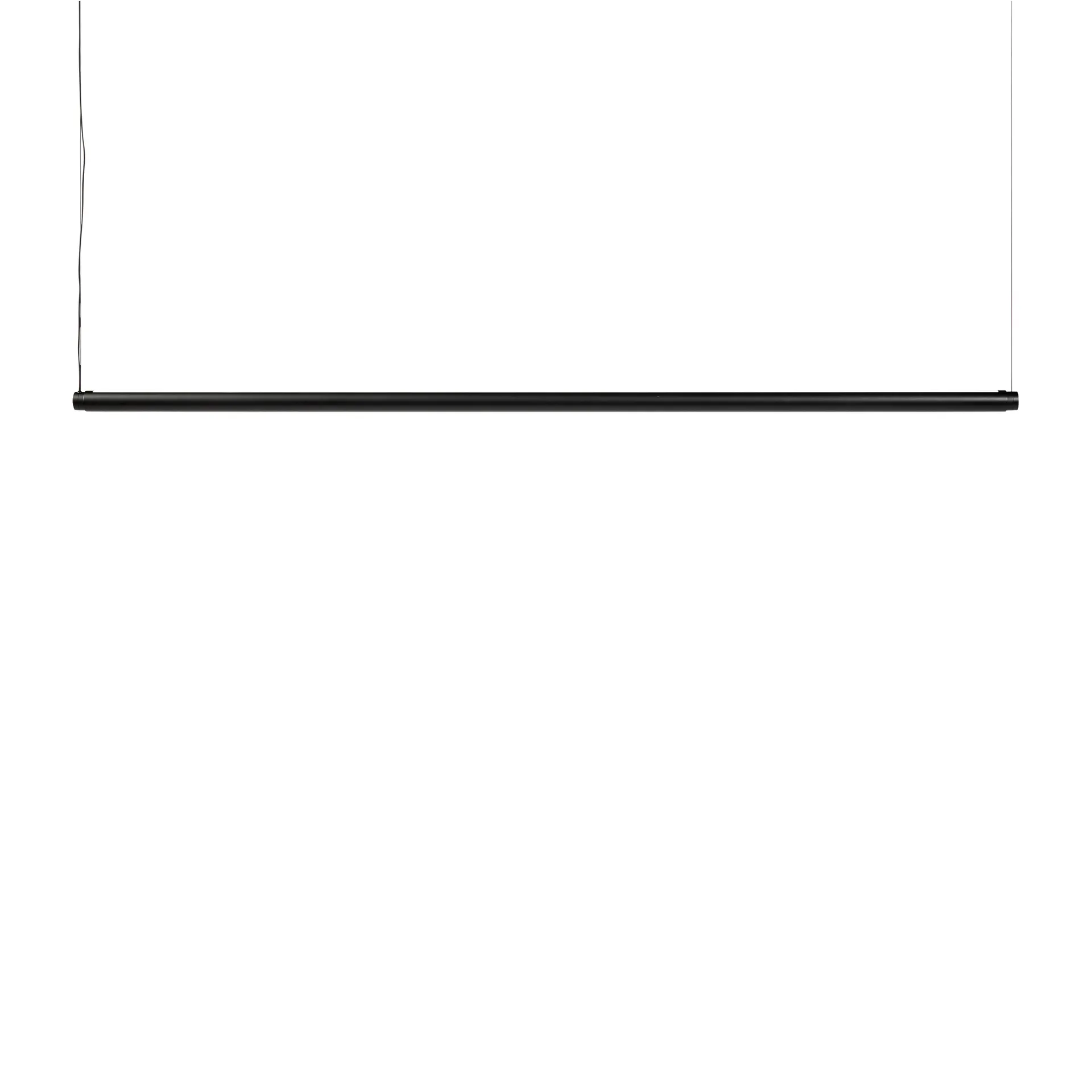 HAY Factor Linear Suspension Kattolamppu 1500 Diffused Clear anodisoitu alumiini