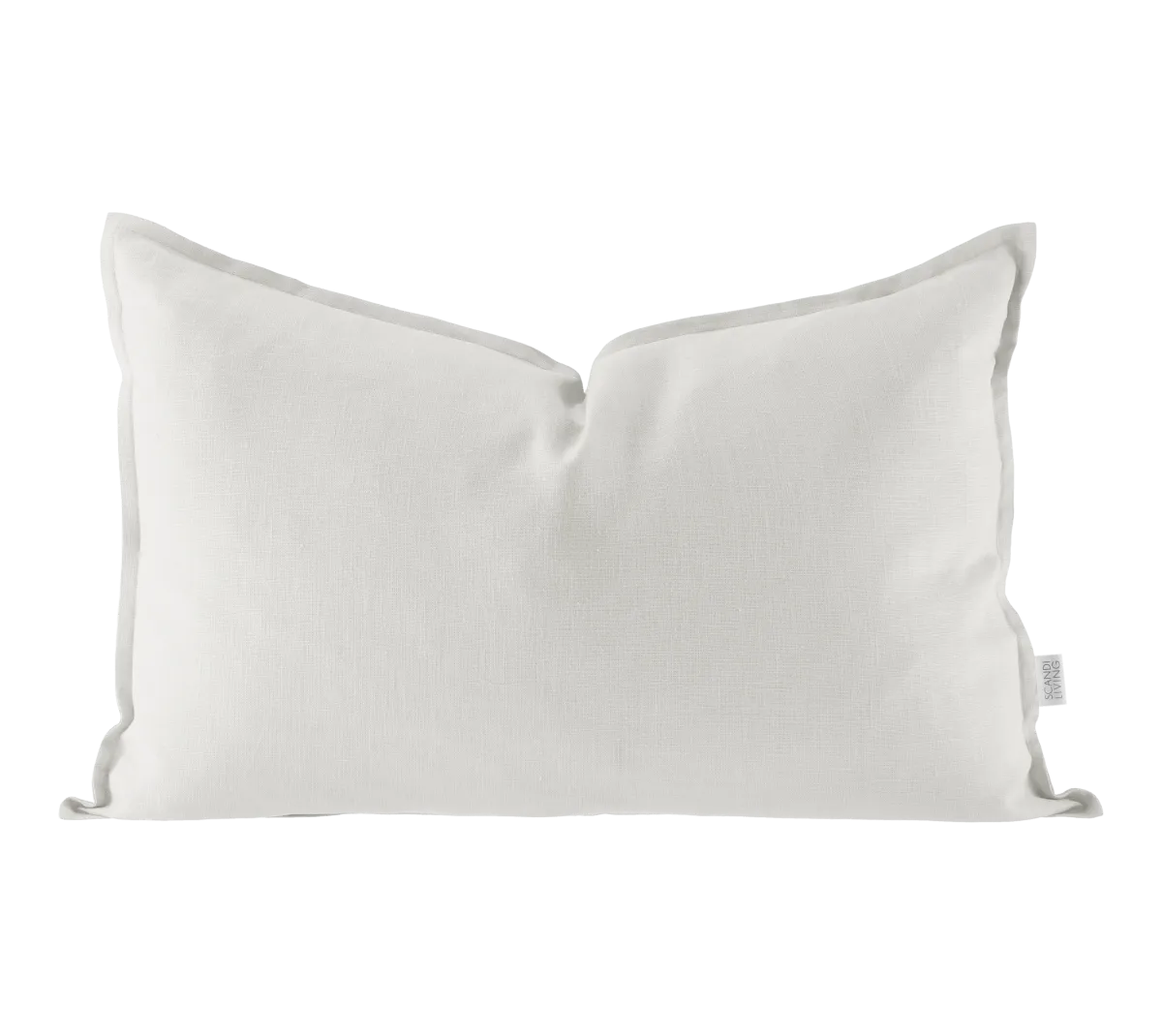Scandi Living Calm tyynynpäällinen pellava 40 x 60 cm White