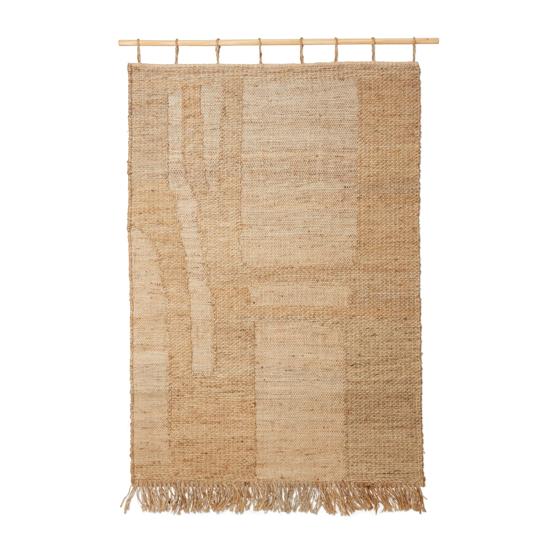 Ferm Living Harvest seinäkoriste 100 x 165 cm Natural