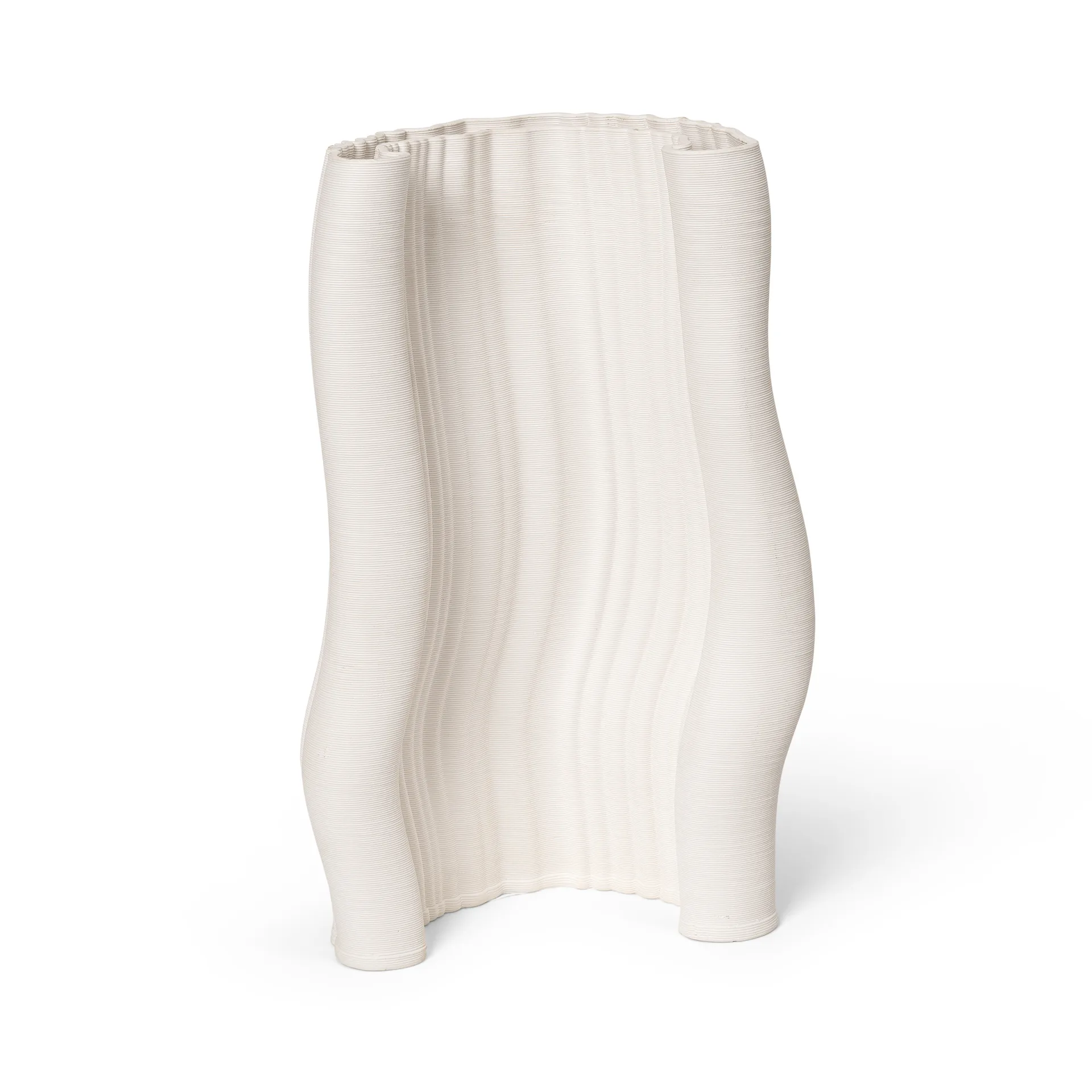 Ferm Living Moire maljakko 19 x 30 cm Off-white