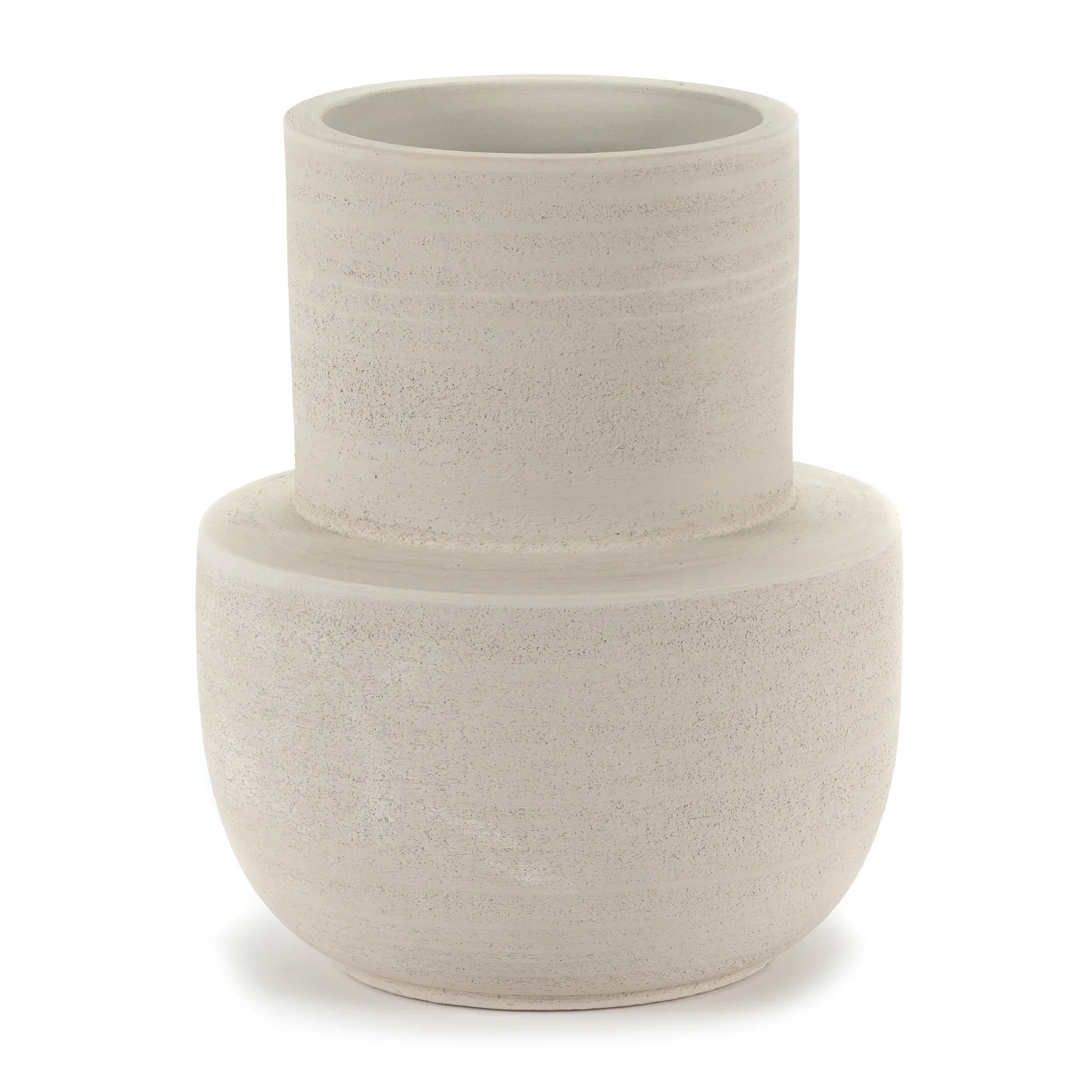Serax Volumes maljakko M Ø 25 cm Beige
