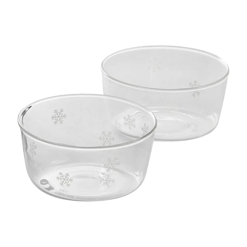 Dorre Snöstjärna kulho Ø 10 cm 2-pakkaus Lasi