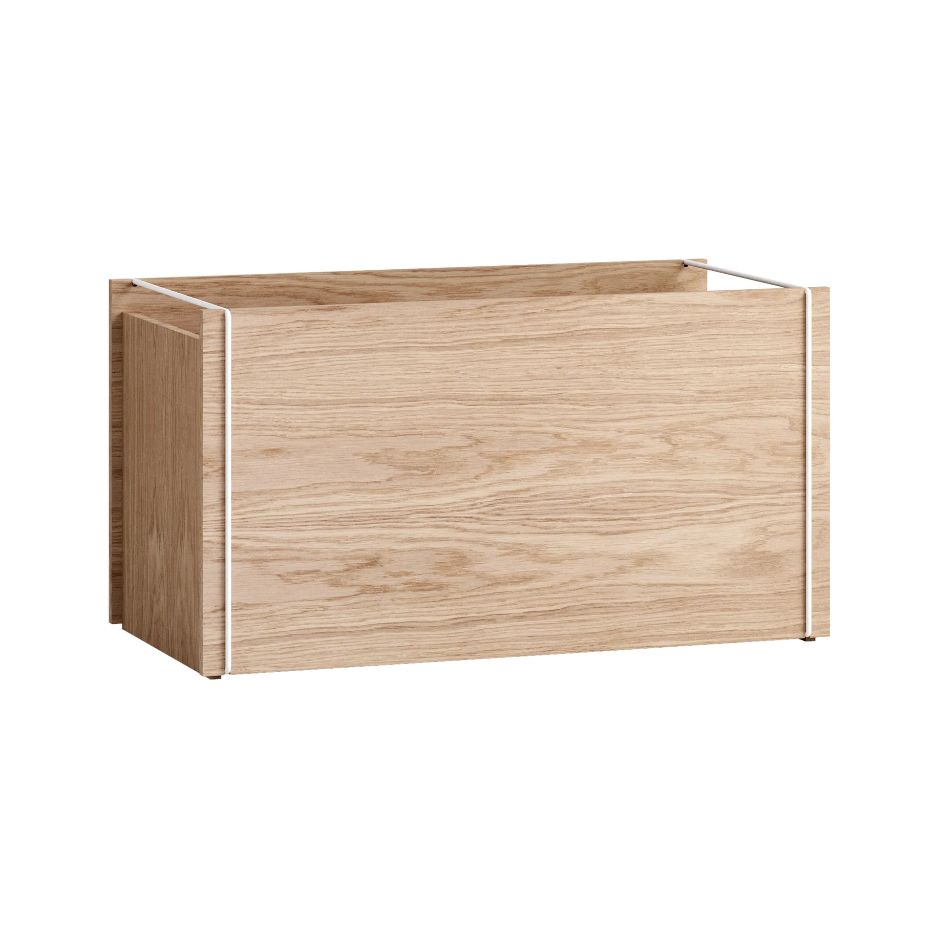 MOEBE Säilytyslaatikko tammi 33 x 60 cm Wood, white