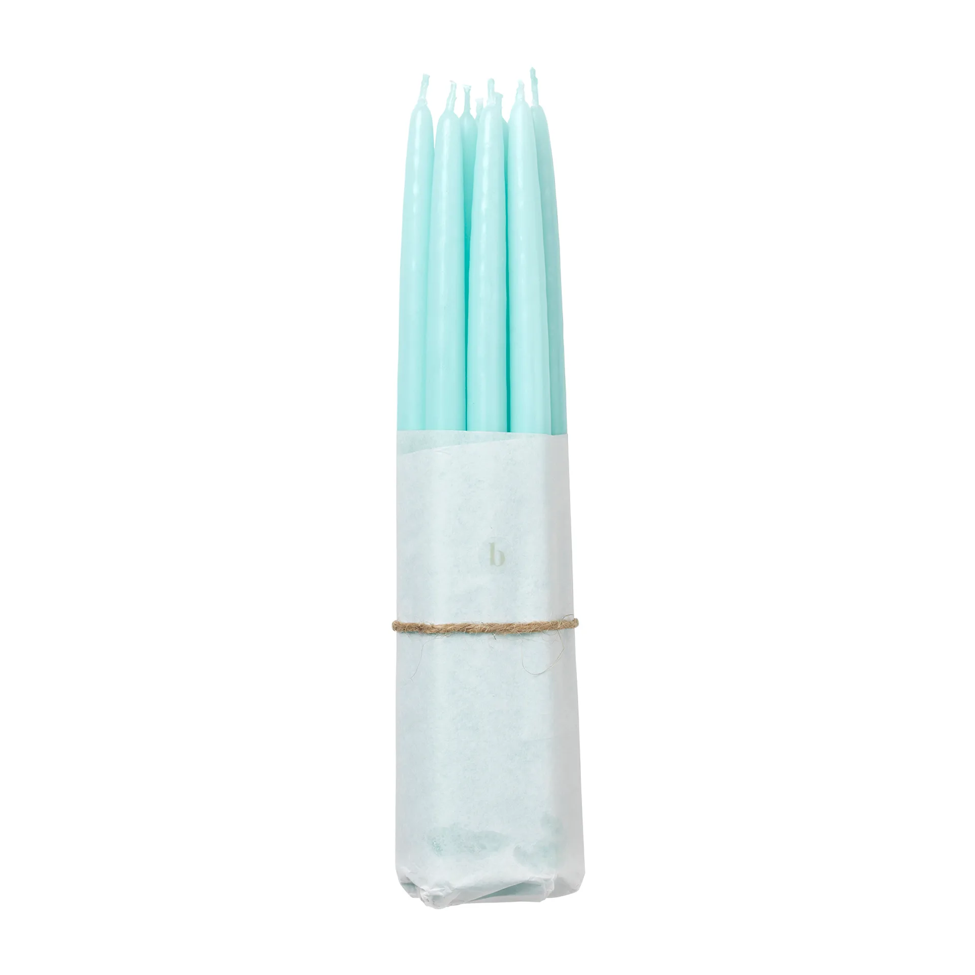 Broste Copenhagen Broste Copenhagen -antiikkikynttilä kastettu 10-pakkaus Mint green