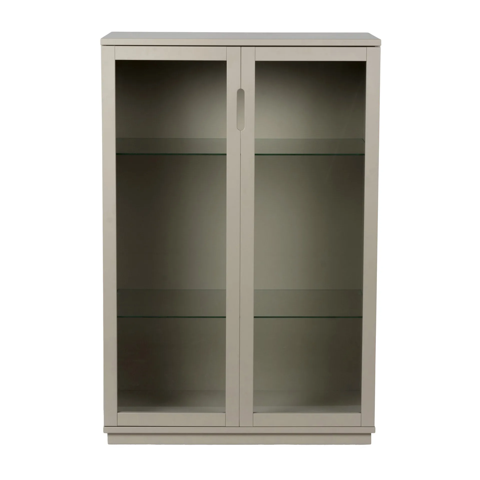 Mavis Aoko vitriinikaappi 120 cm Beige
