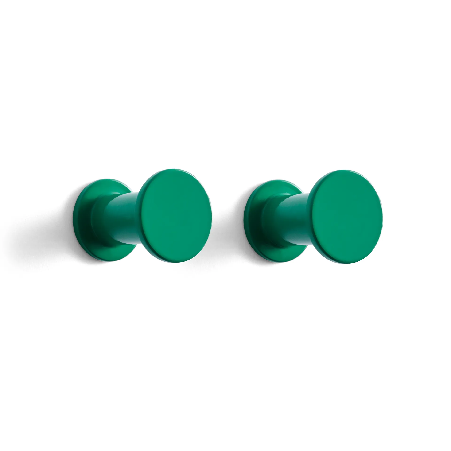 HAY Bolt koukku 2-pakkaus Ø 2,8 cm Green