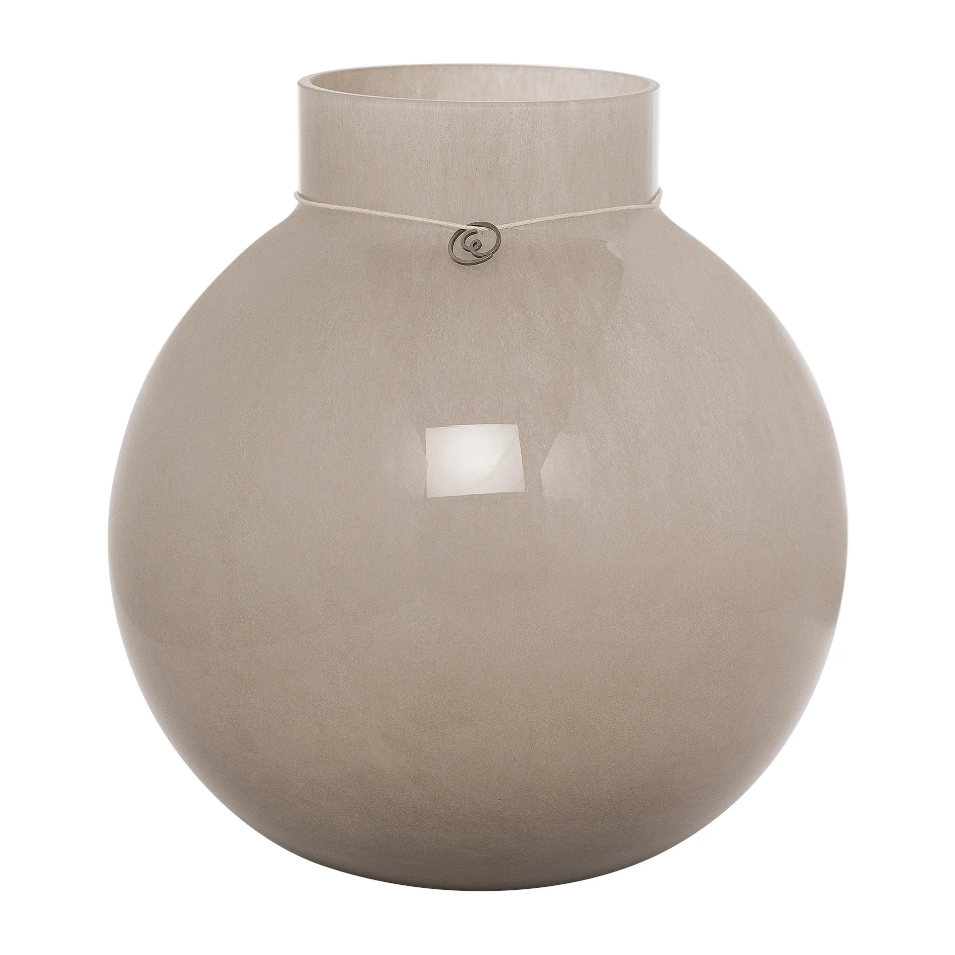 ERNST Ernst lasimaljakko pyöreä beige K 22 cm Ø 21 cm