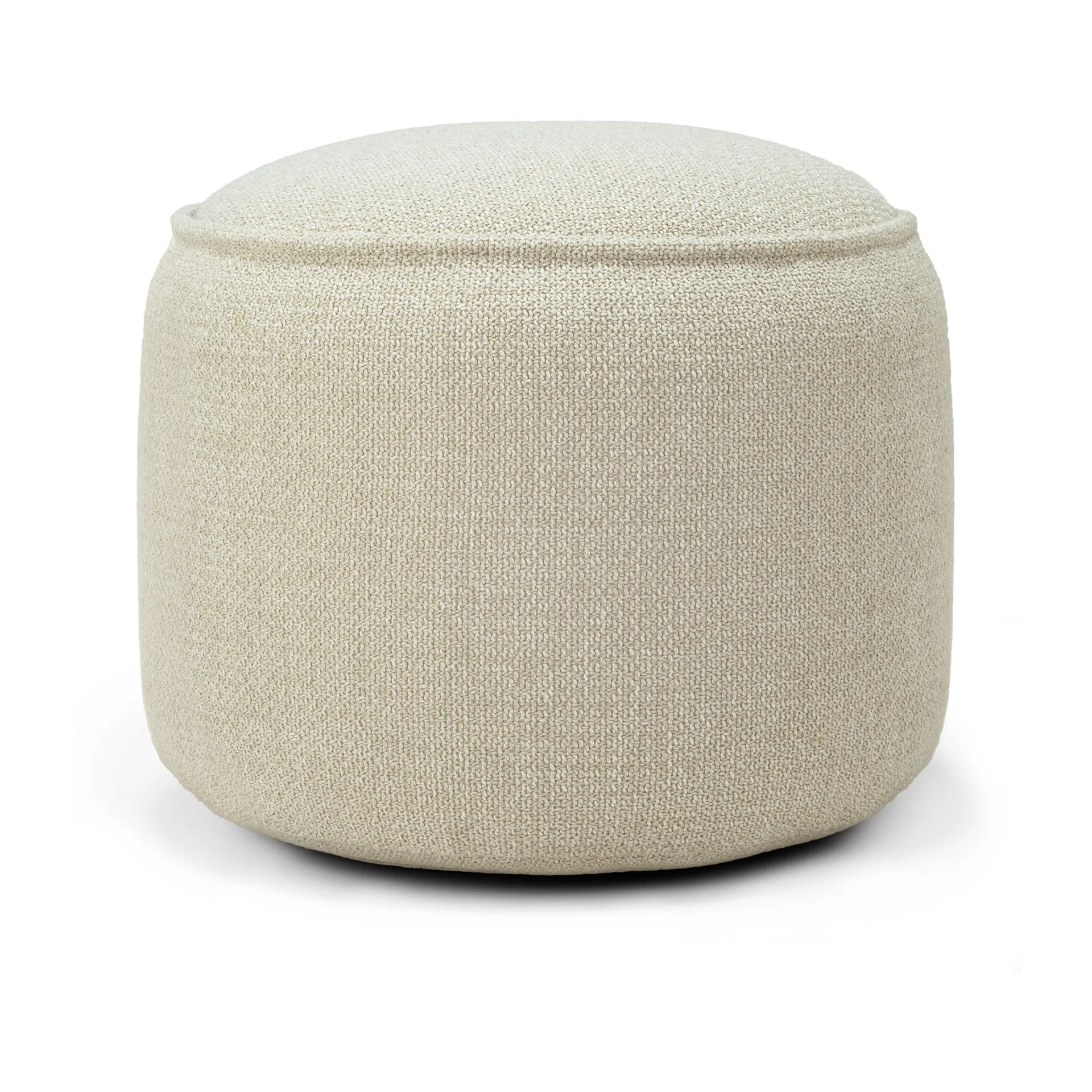 Ethnicraft Donut outdoor pouf -istuinrahi Natural check