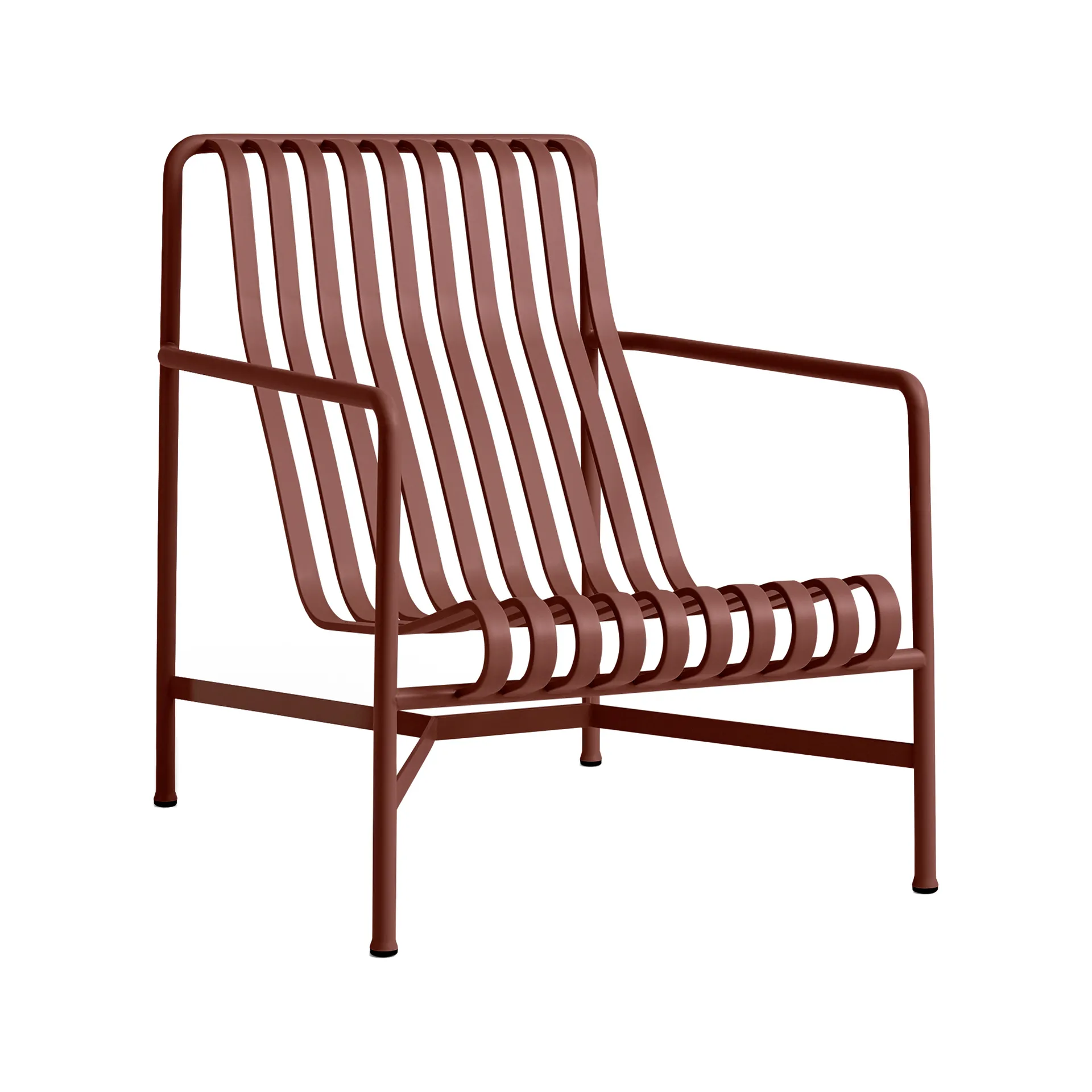 HAY Palissade High lepotuoli Iron red