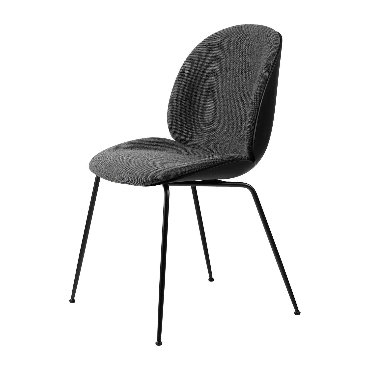 GUBI Beetle tuoli mustat jalat Hallingdal 65 nro 173-black