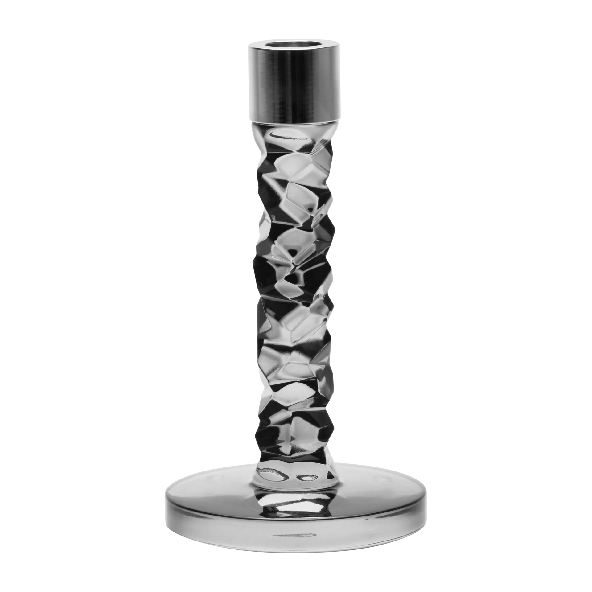 Orrefors Carat kynttilänjalka antrasiitti 183 mm