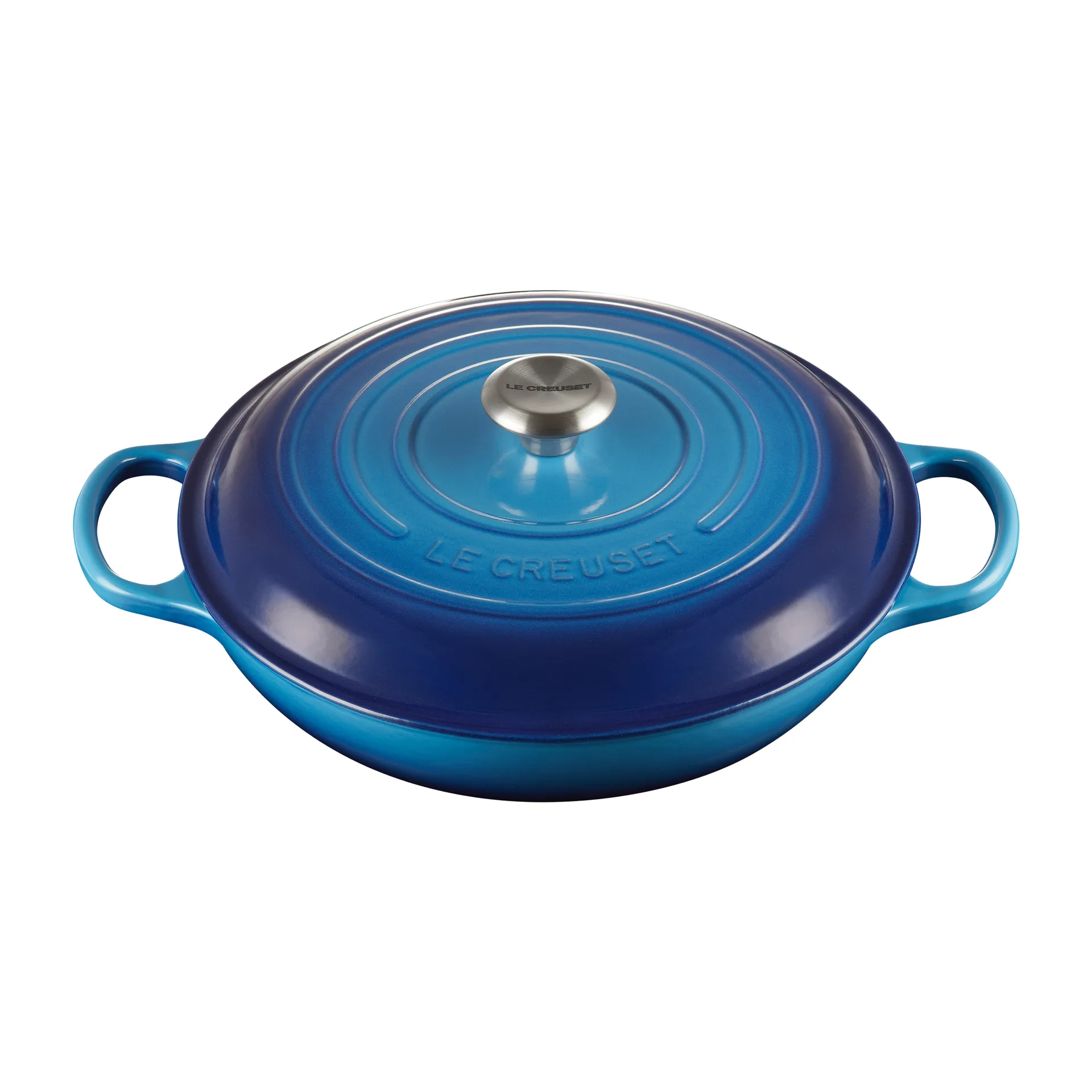 Le Creuset Signature -buffetpata 3,5 l Azure blue
