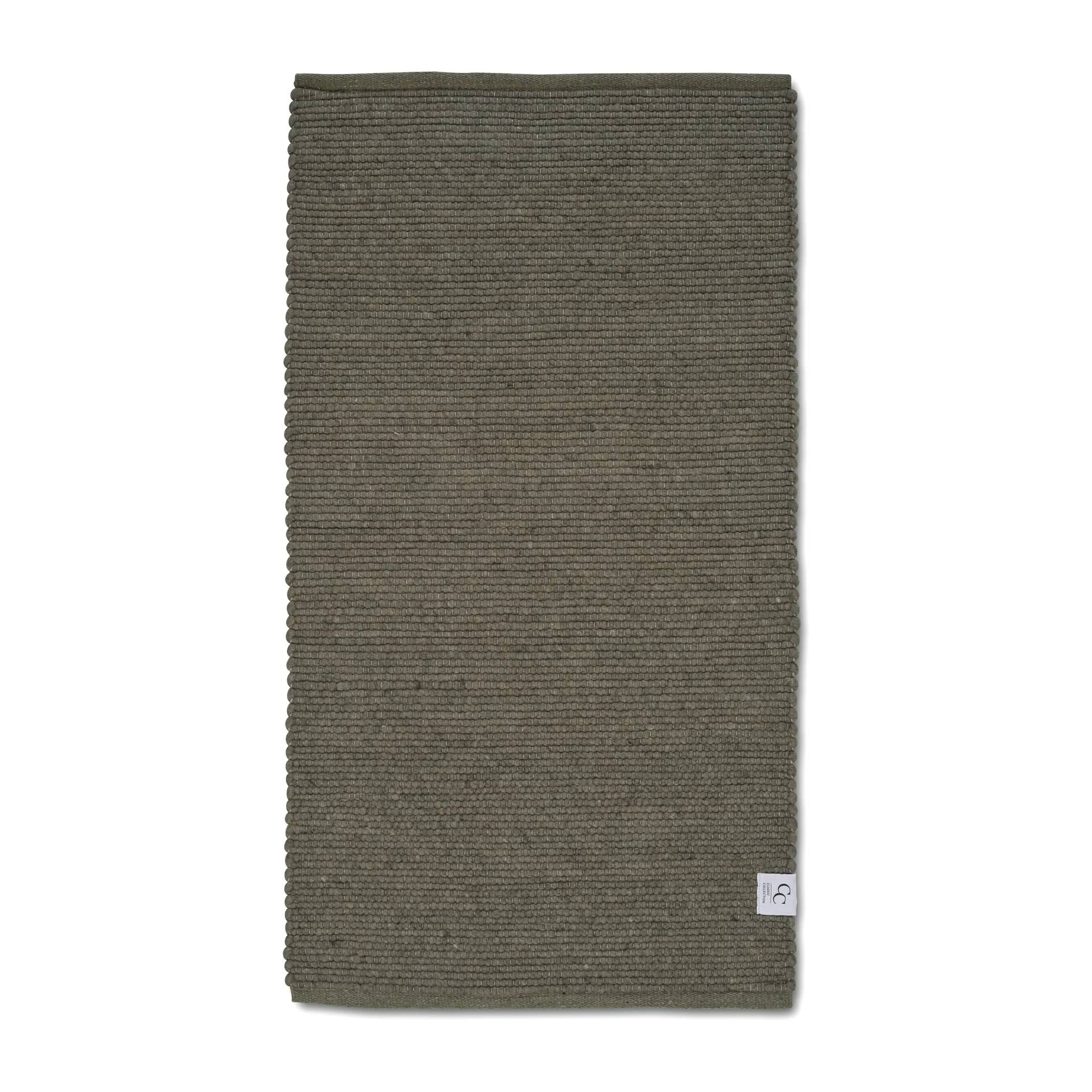 Classic Collection Merino käytävämatto Dark green, 80 x 150 cm