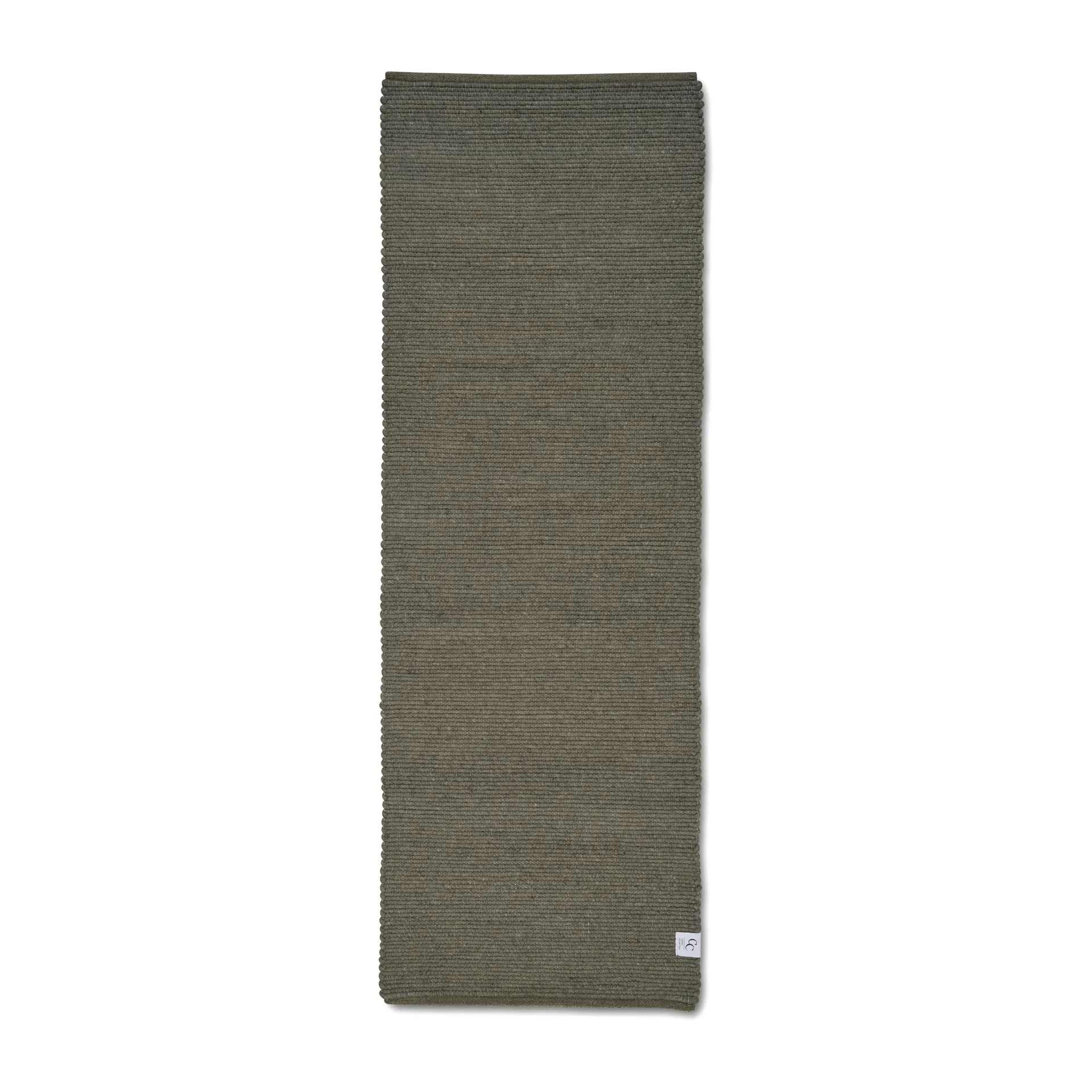 Classic Collection Merino käytävämatto Dark green, 80 x 250 cm