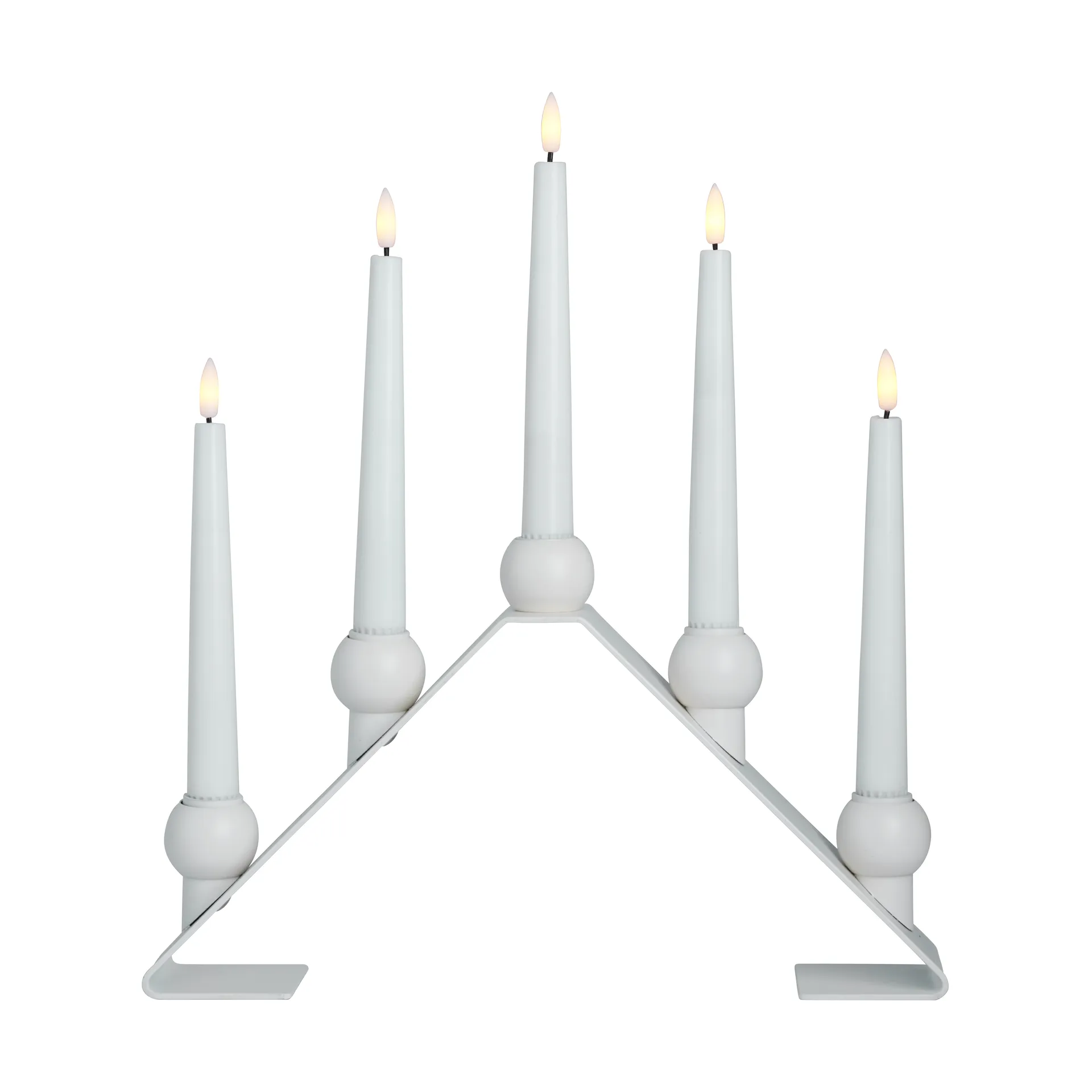 Watt & Veke Luna adventtikynttelikkö White