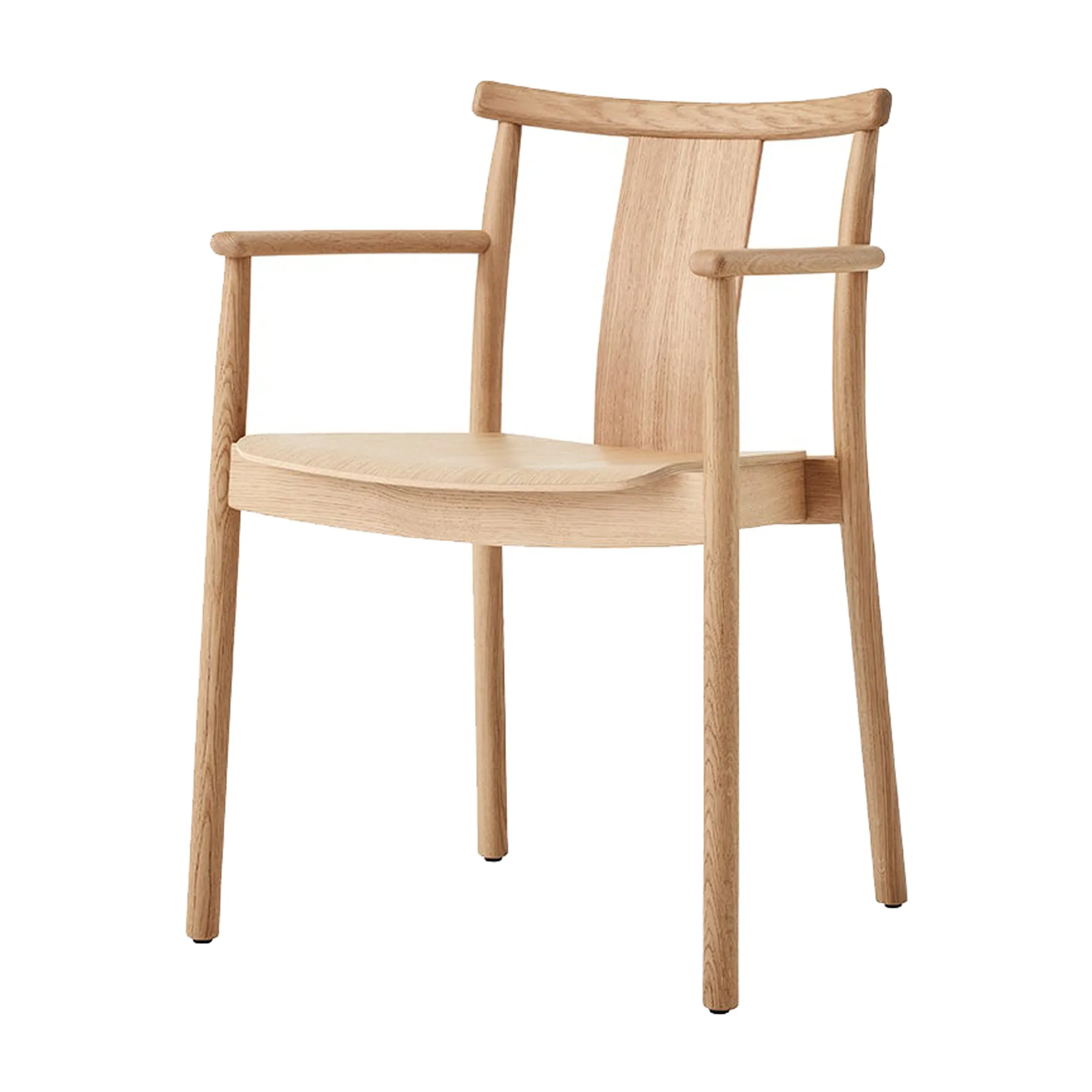 Audo Copenhagen Merkur käsinojallinen tuoli Natural oak
