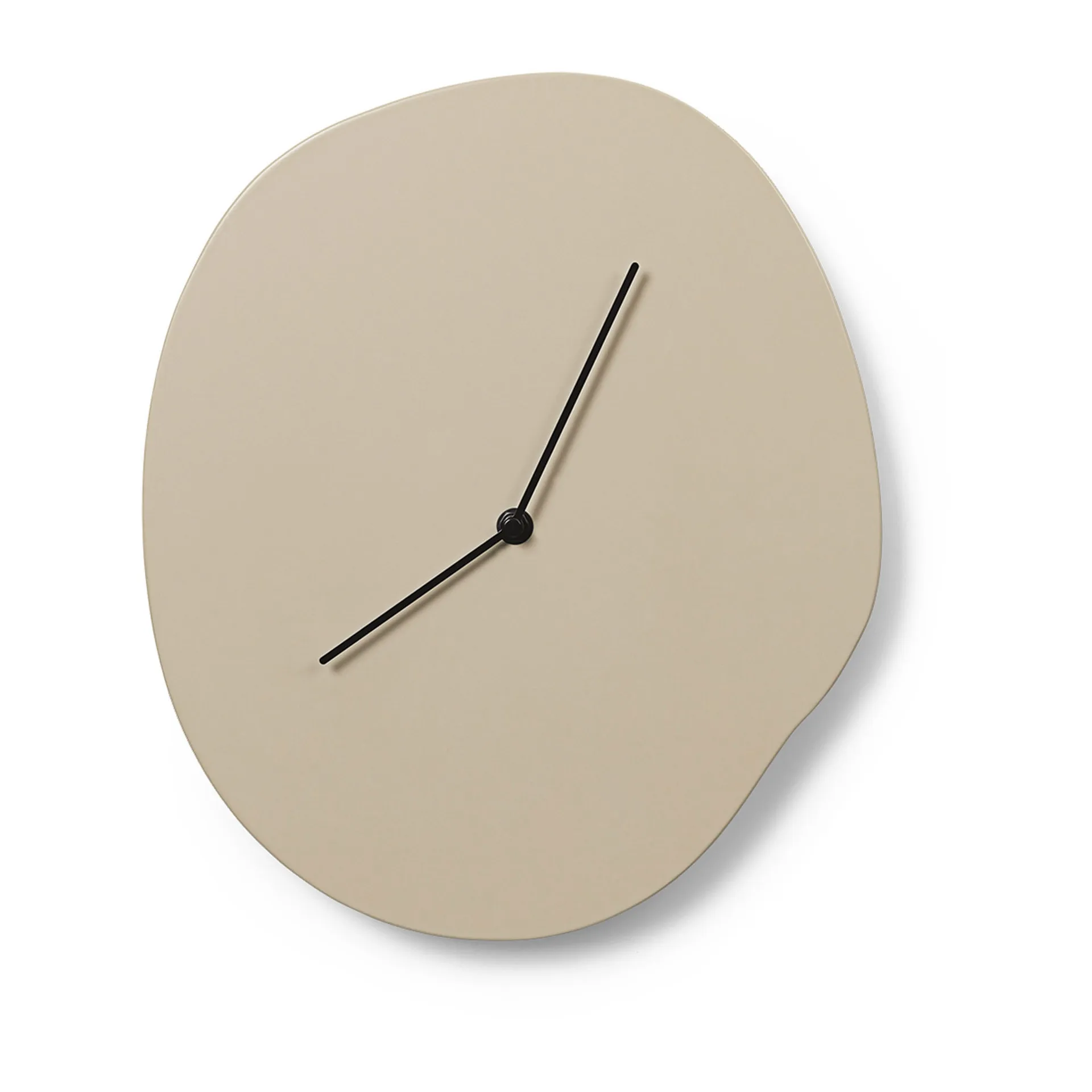 Ferm Living Melt seinäkello 28 x 33 cm Cashmere