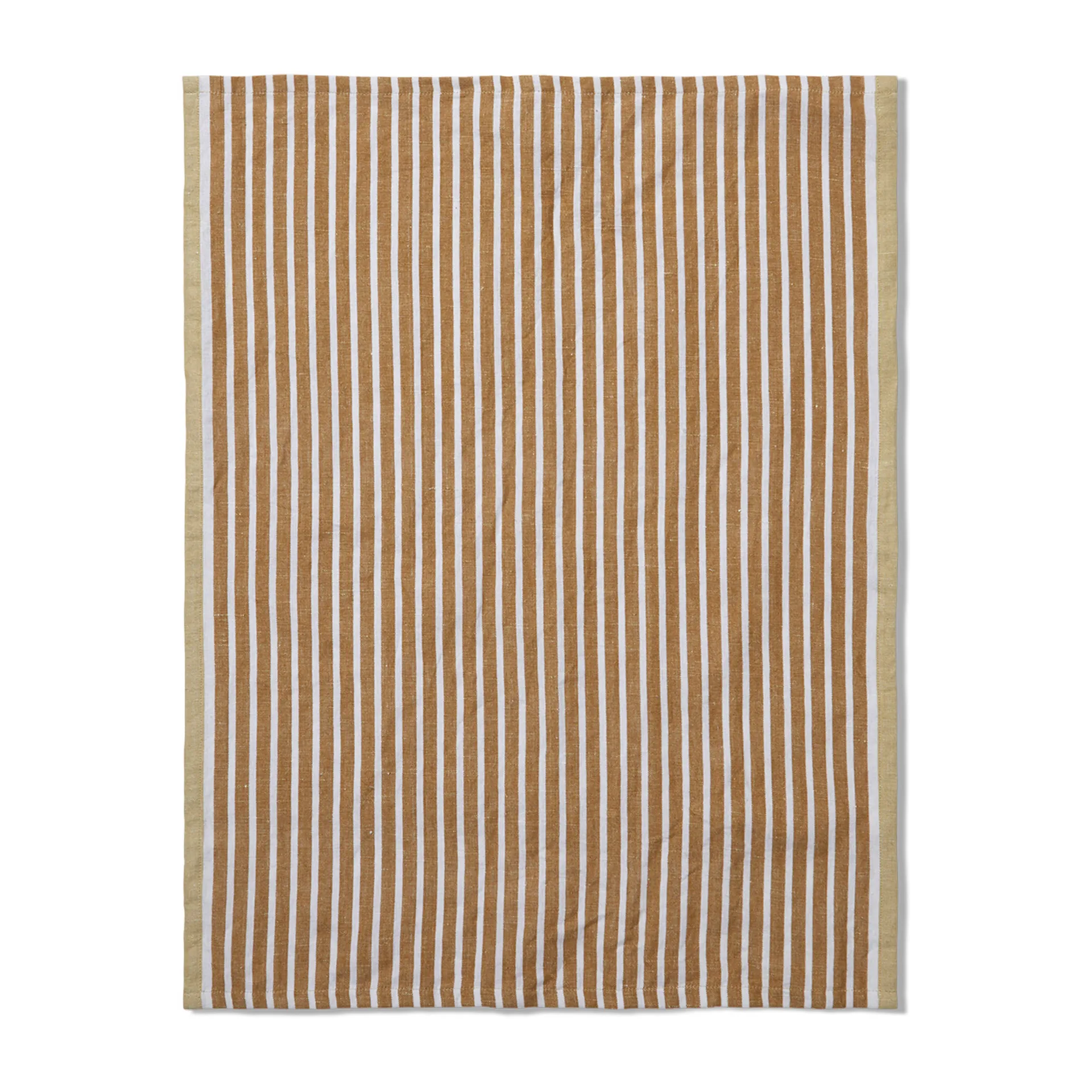 Ferm Living Hale keittiöpyyhe 50x70 cm Golden brown-silver fern