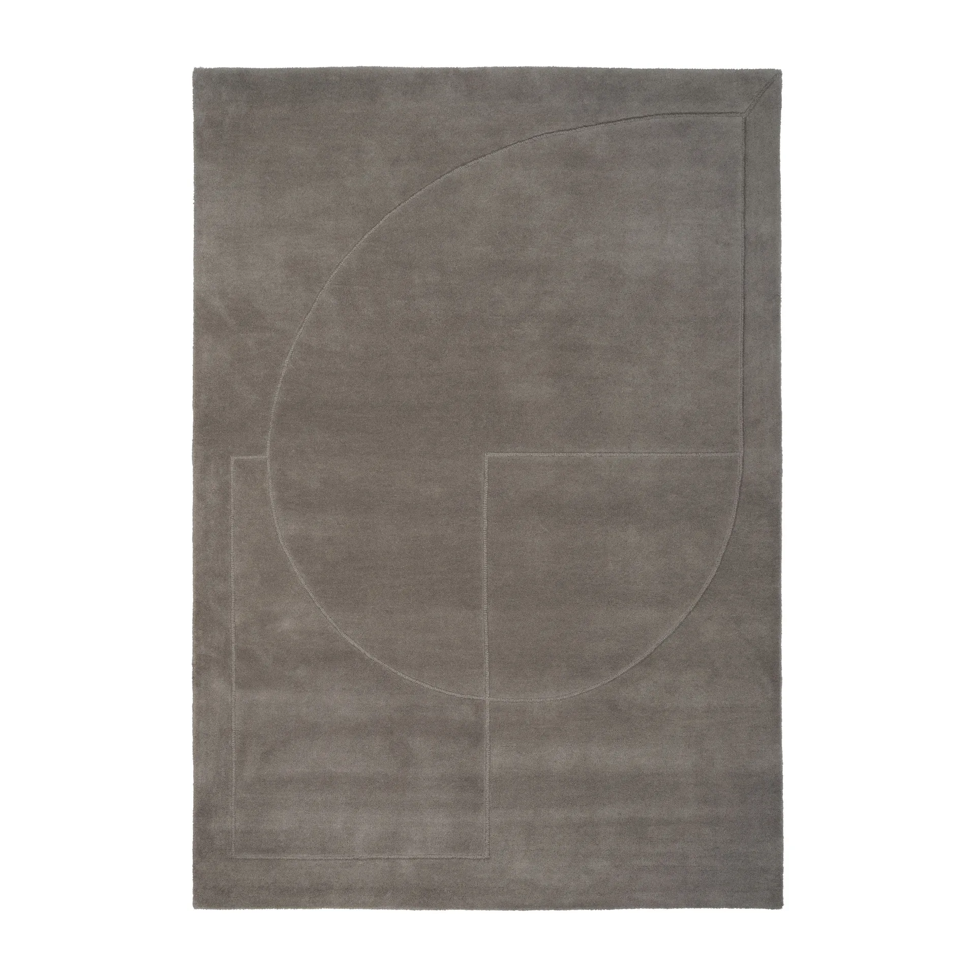 Linie Design Lineal Poem villamatto Grey, 250 x 350 cm