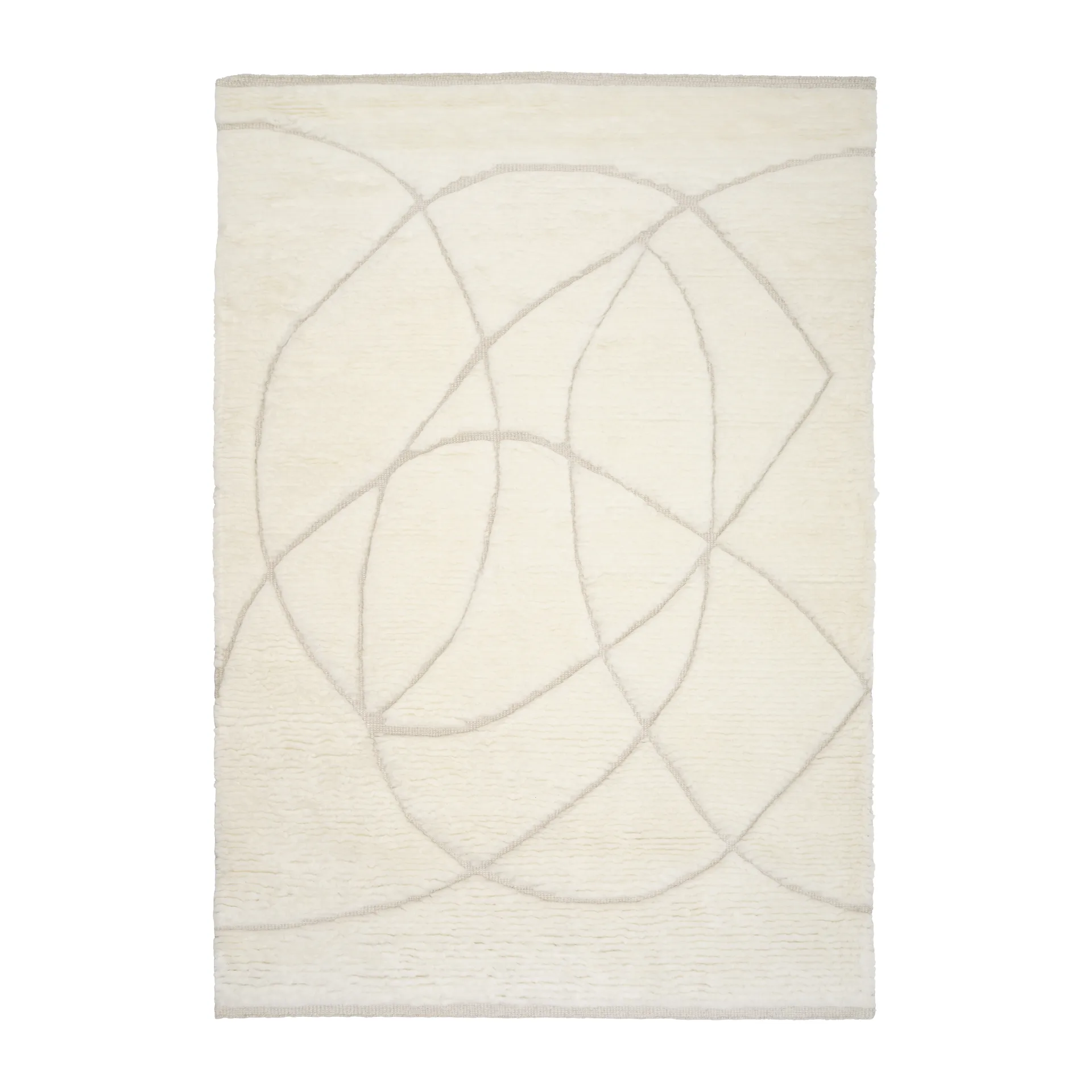 Linie Design Lineal Sweep villamatto White, 250 x 350 cm