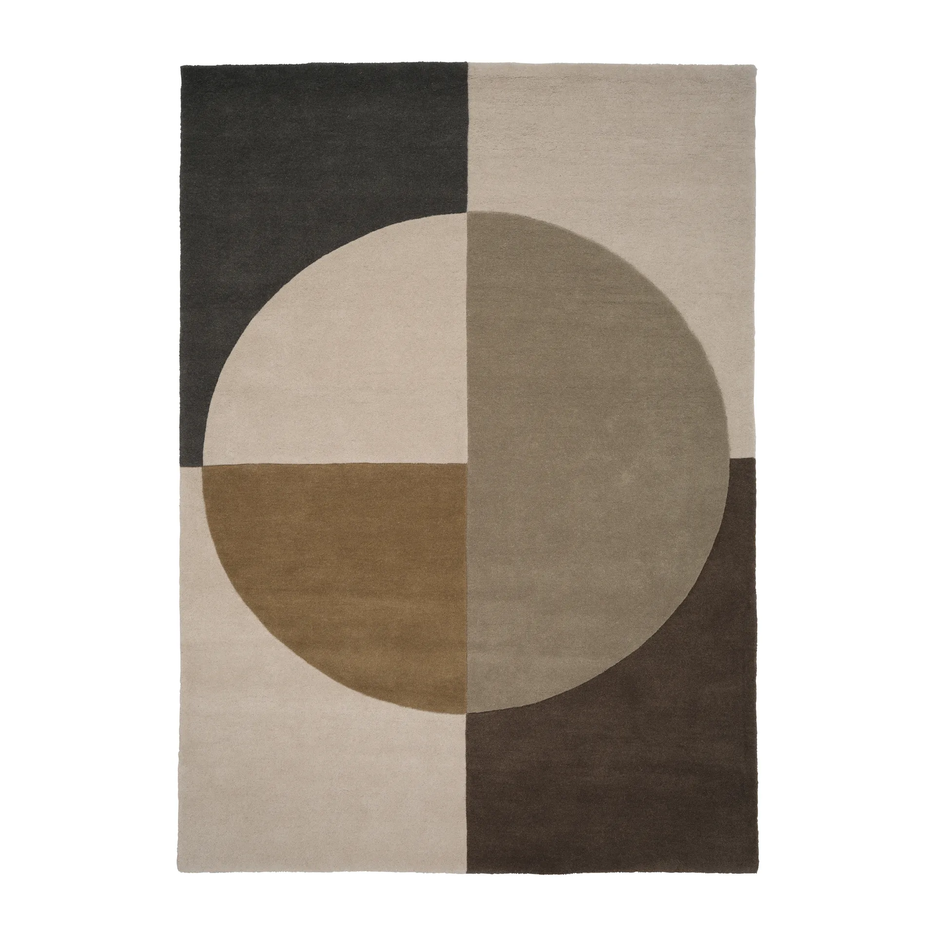 Linie Design Radiality villamatto Olive, 200 x 300 cm