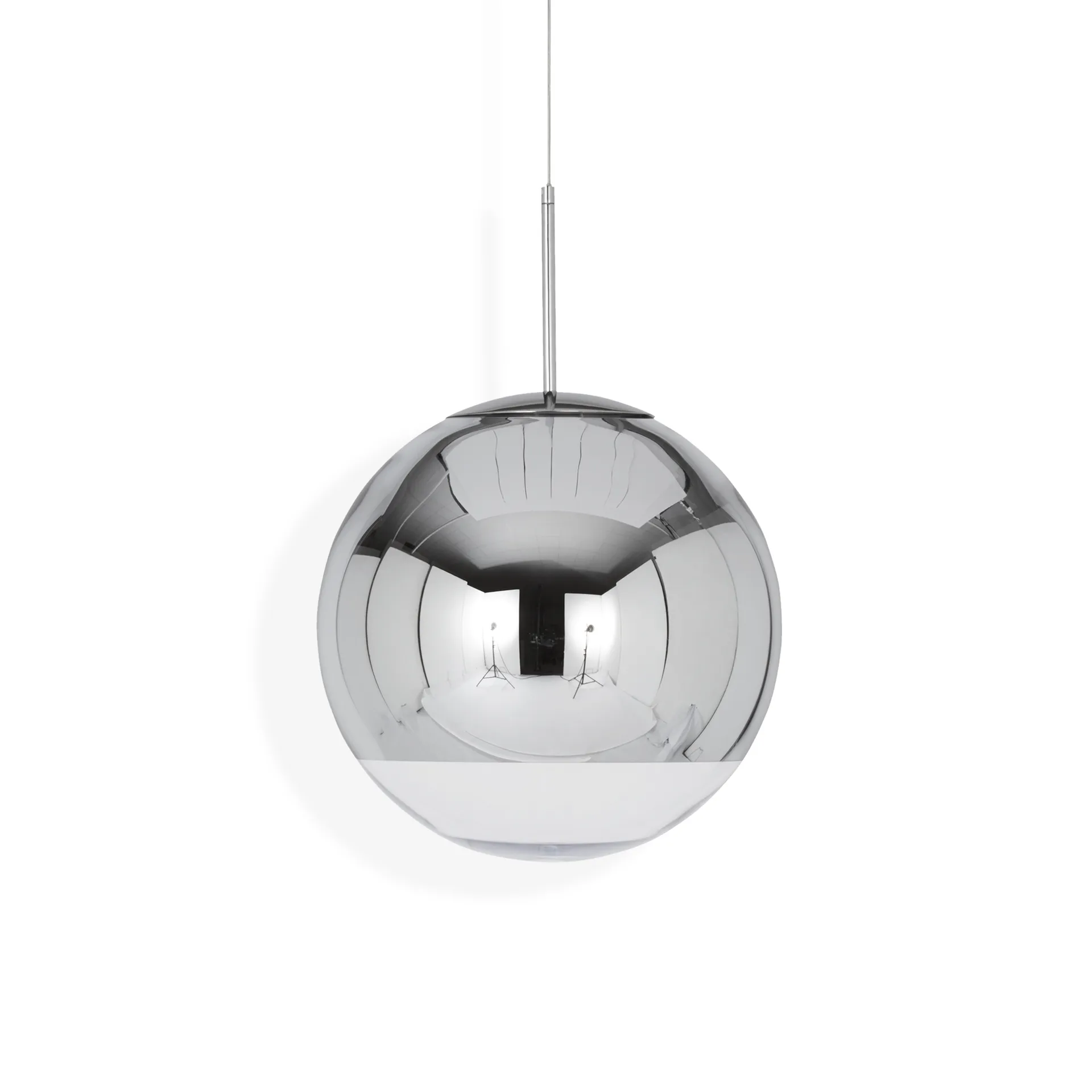 Tom Dixon Mirror Ball -riippuvalaisin LED Ø 40 cm Chrome