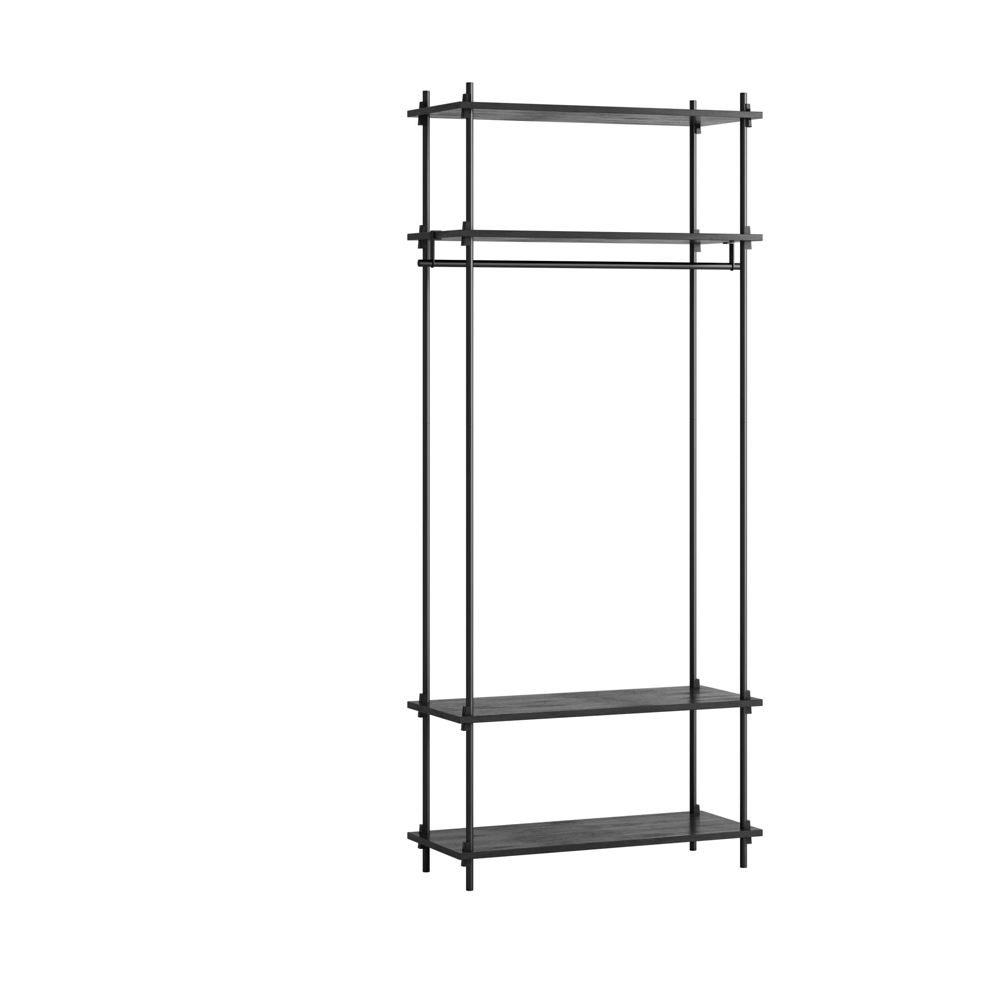 MOEBE Moebe shelving system s.200.1.F Musta