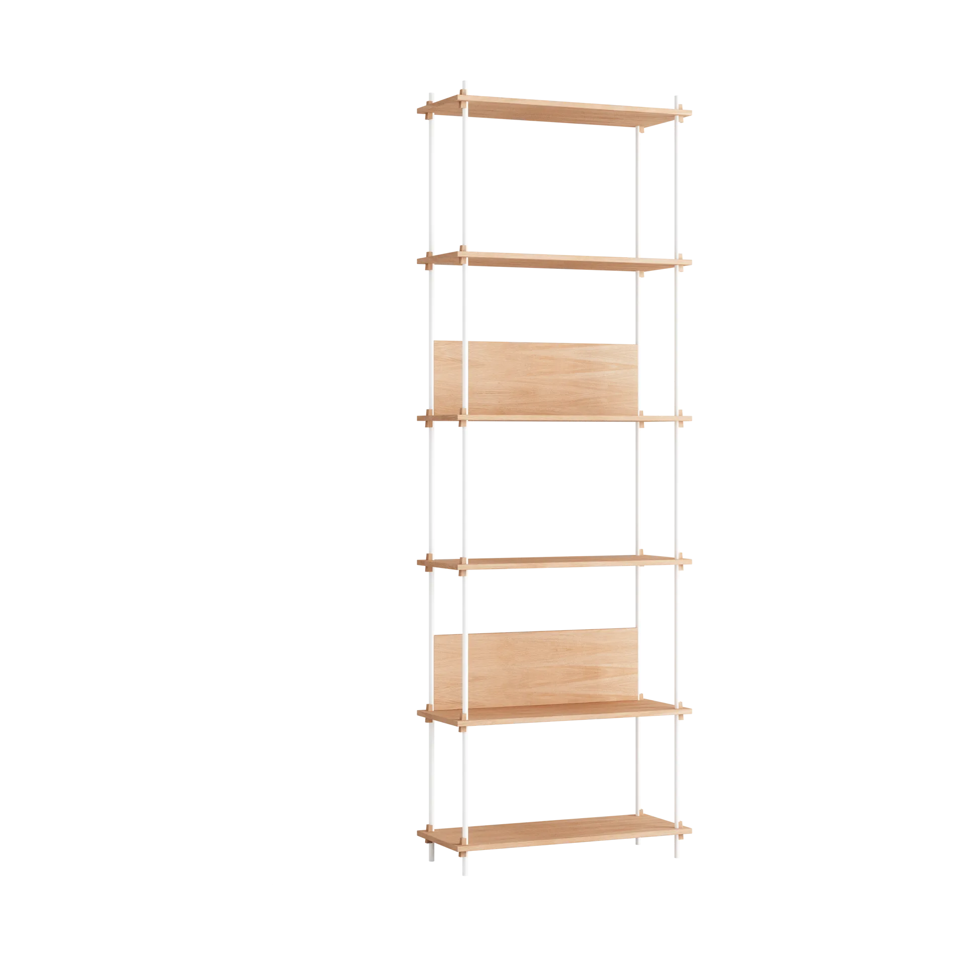 MOEBE Moebe shelving system s.255.1.A Tammi-valkoinen