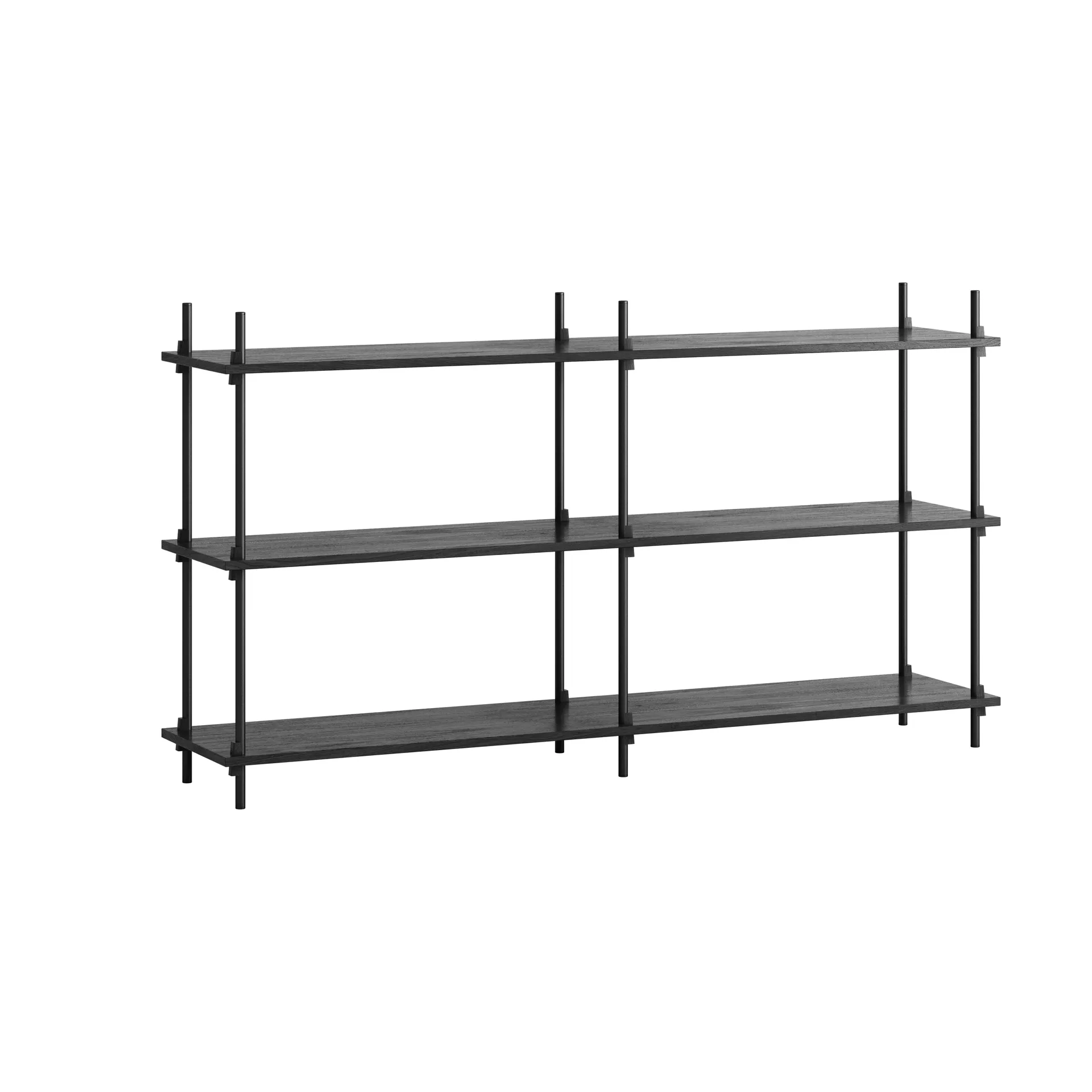 MOEBE Moebe shelving system s.85.2.B Musta