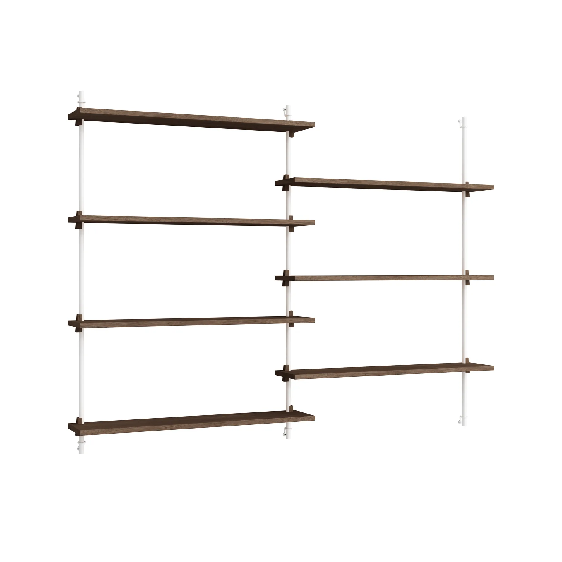 MOEBE Moebe wall shelving ws.115.2 Poltettu tammi-valkoinen