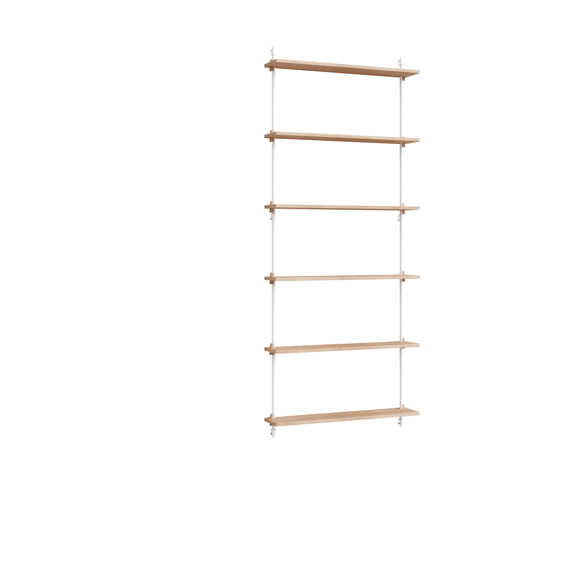 MOEBE Moebe wall shelving ws.200.1 Tammi-valkoinen