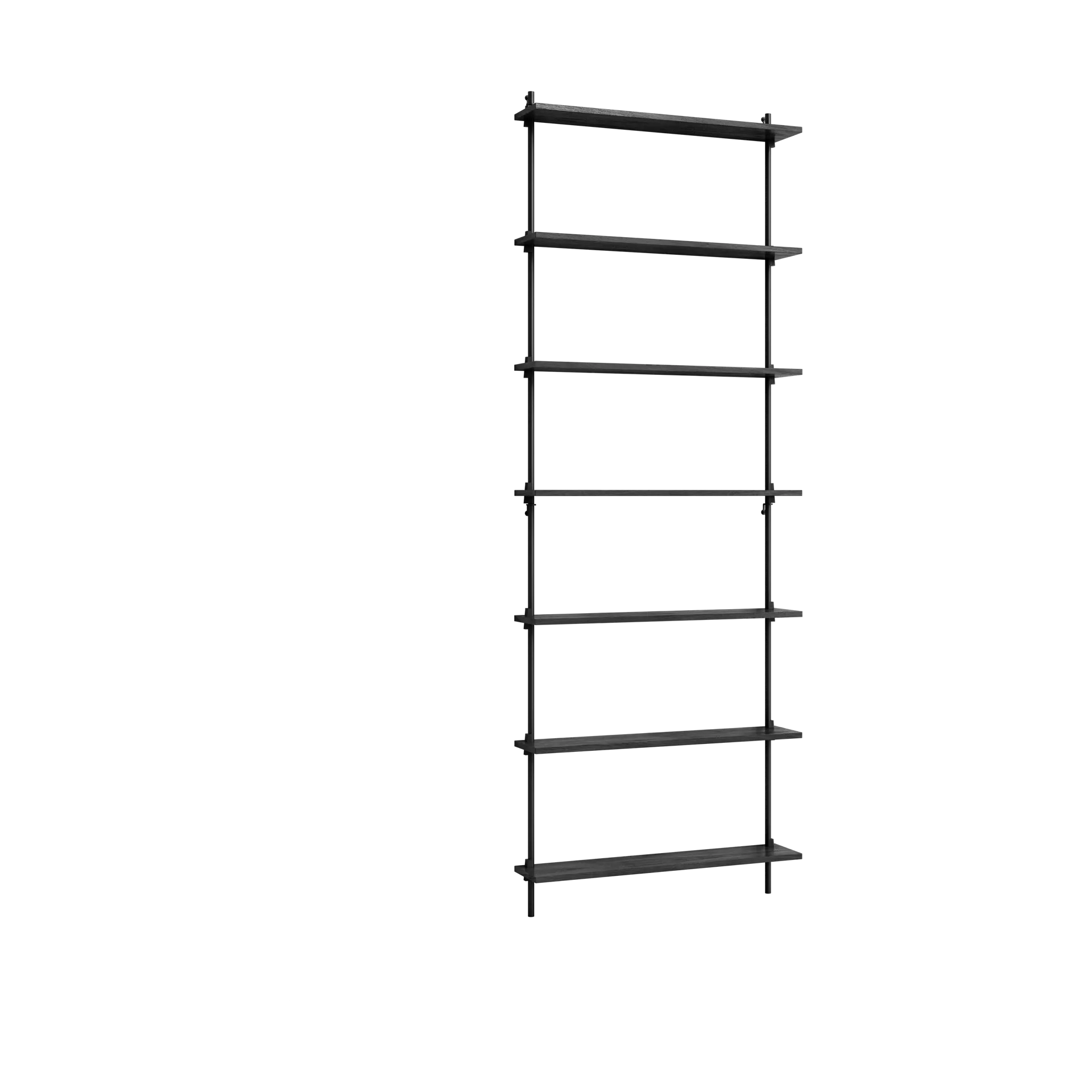MOEBE Moebe wall shelving ws.230.1 Musta