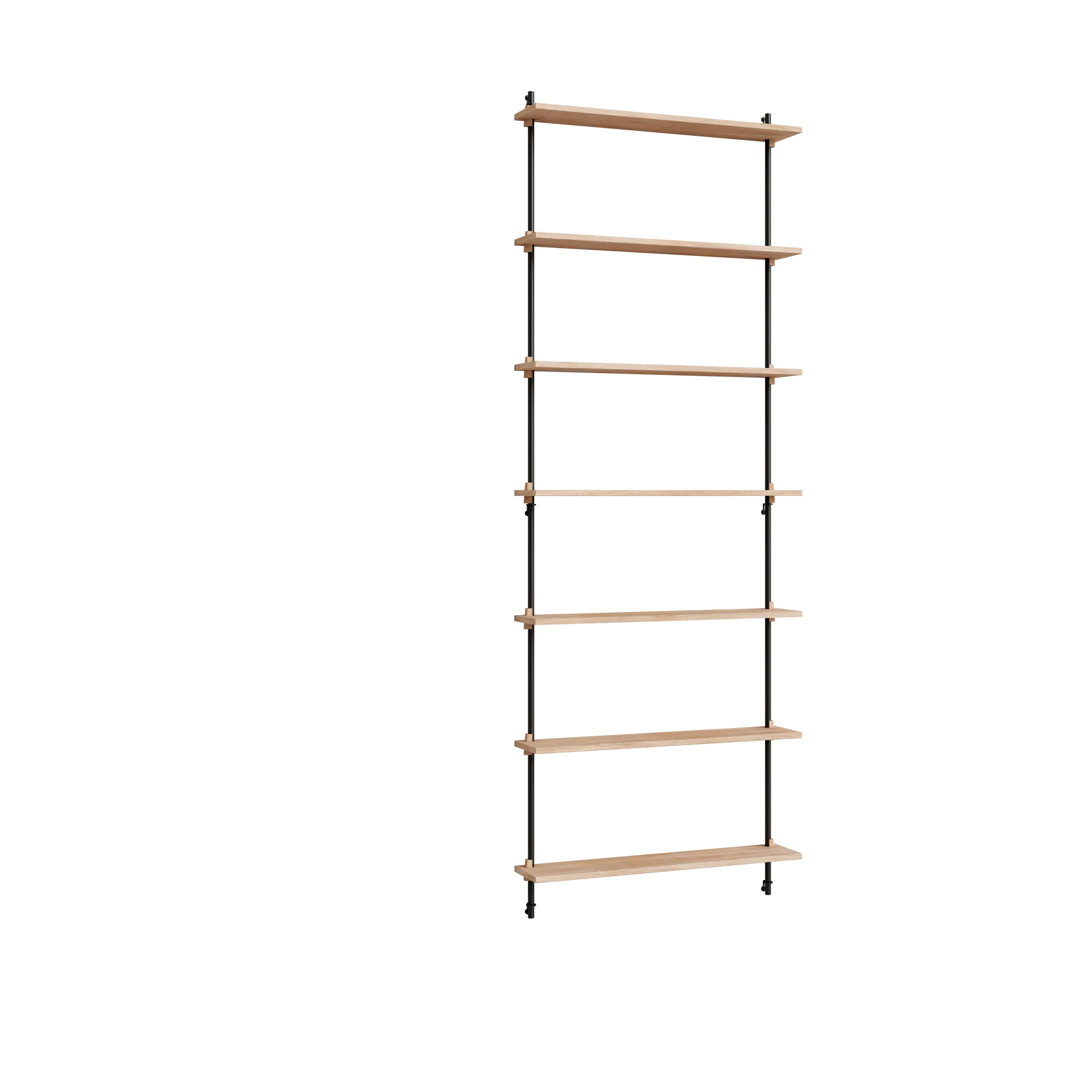 MOEBE Moebe wall shelving ws.230.1 Tammi-musta