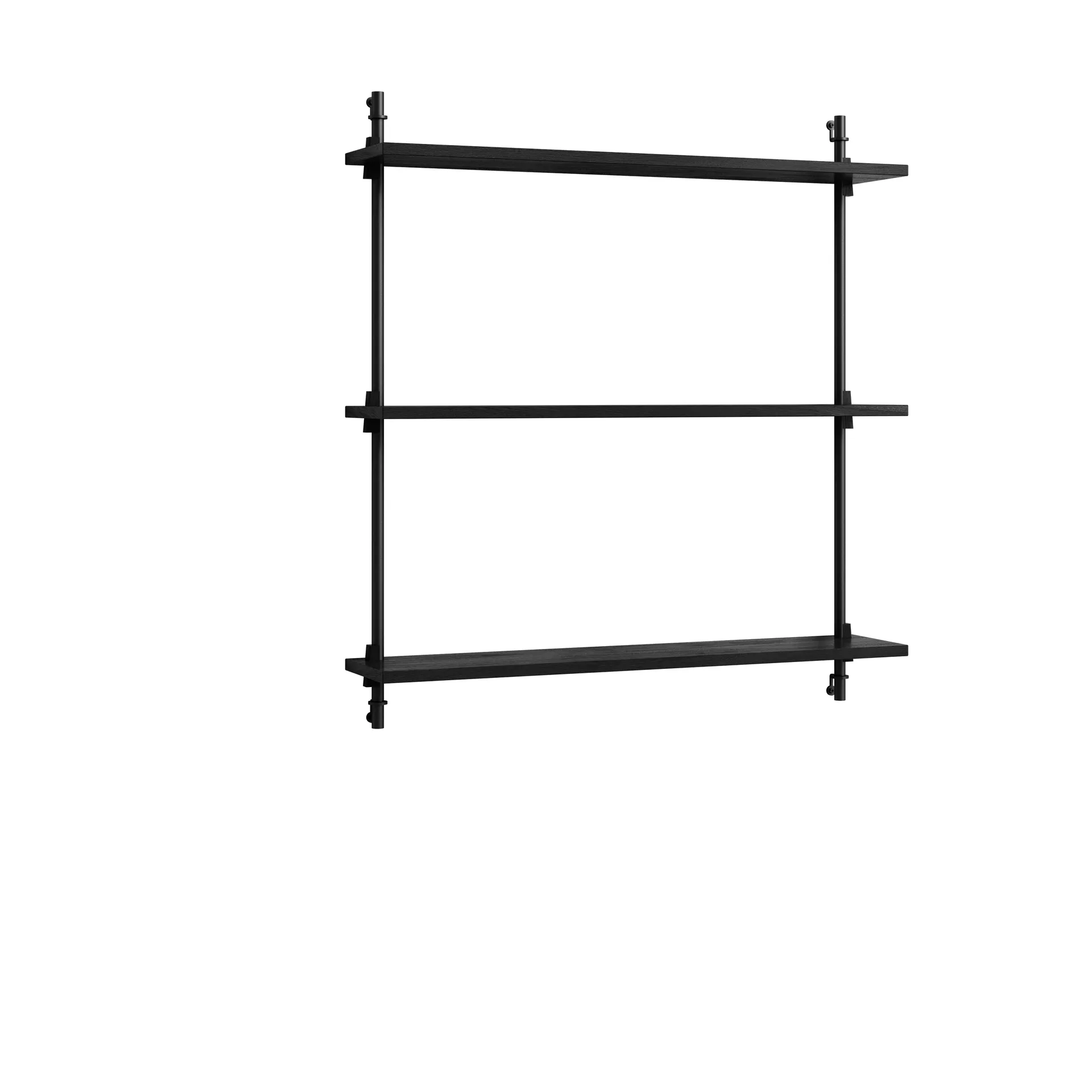 MOEBE Moebe wall shelving ws.85.1 Musta