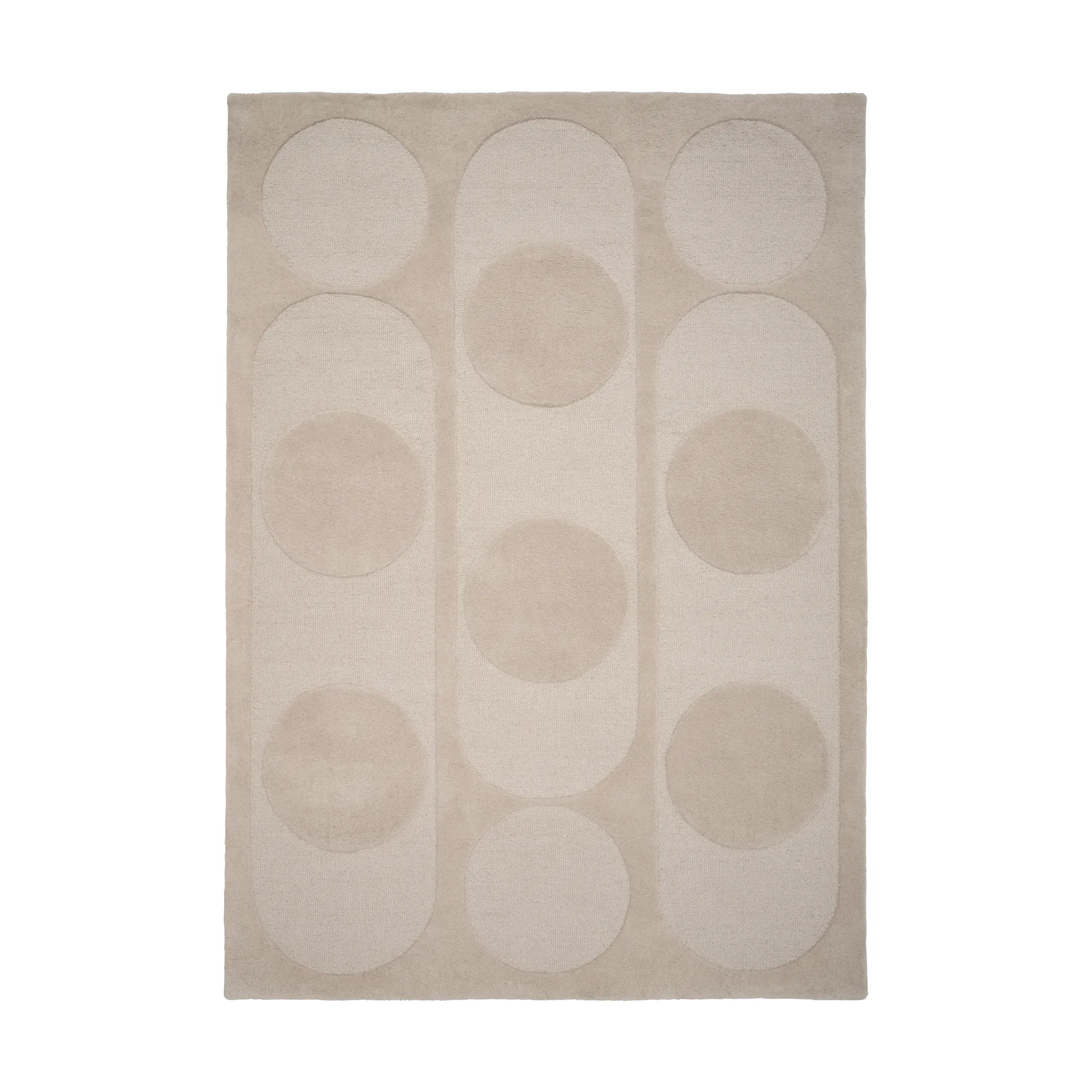 Linie Design Orb Alliance -villamatto Chalk, 140 x 200 cm