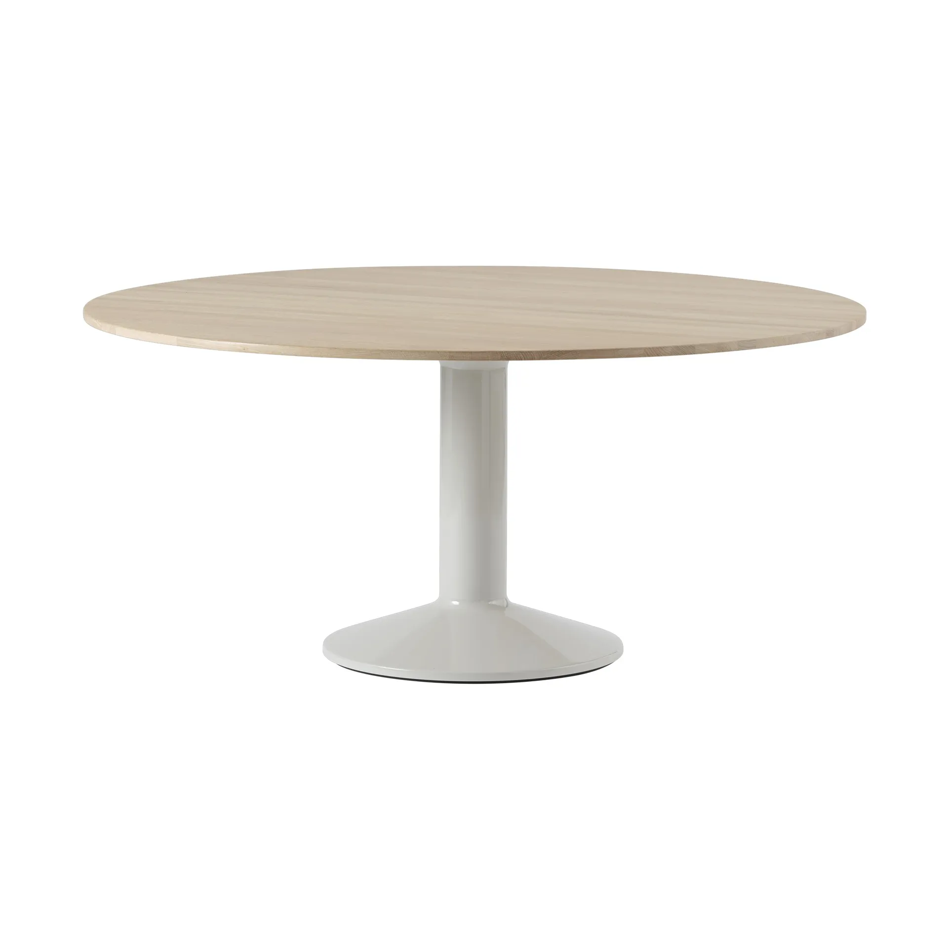 Muuto Midst pilaripöytä Oiled oak-grey, Ø160 cm