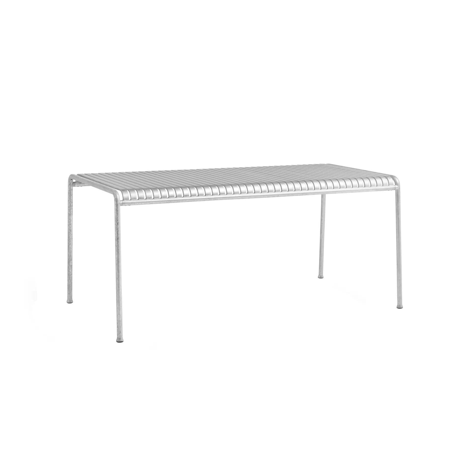 HAY Palissade ruokapöytä 170x90 cm Hot galvanised steel
