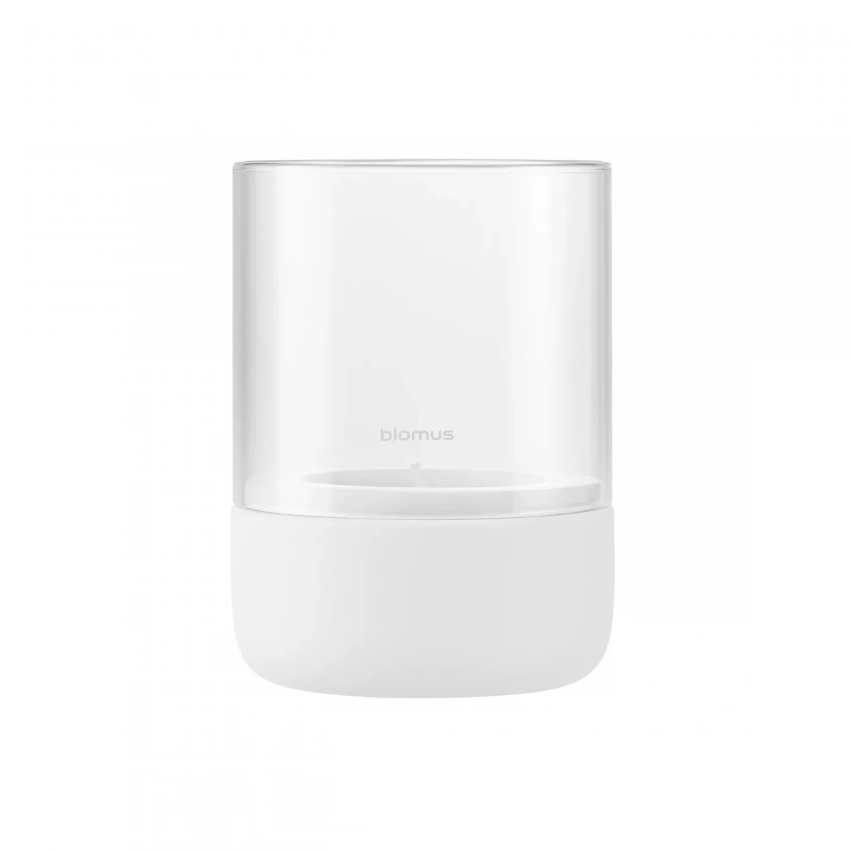 blomus Calma kynttilälyhty Ø 10 cm Lily white