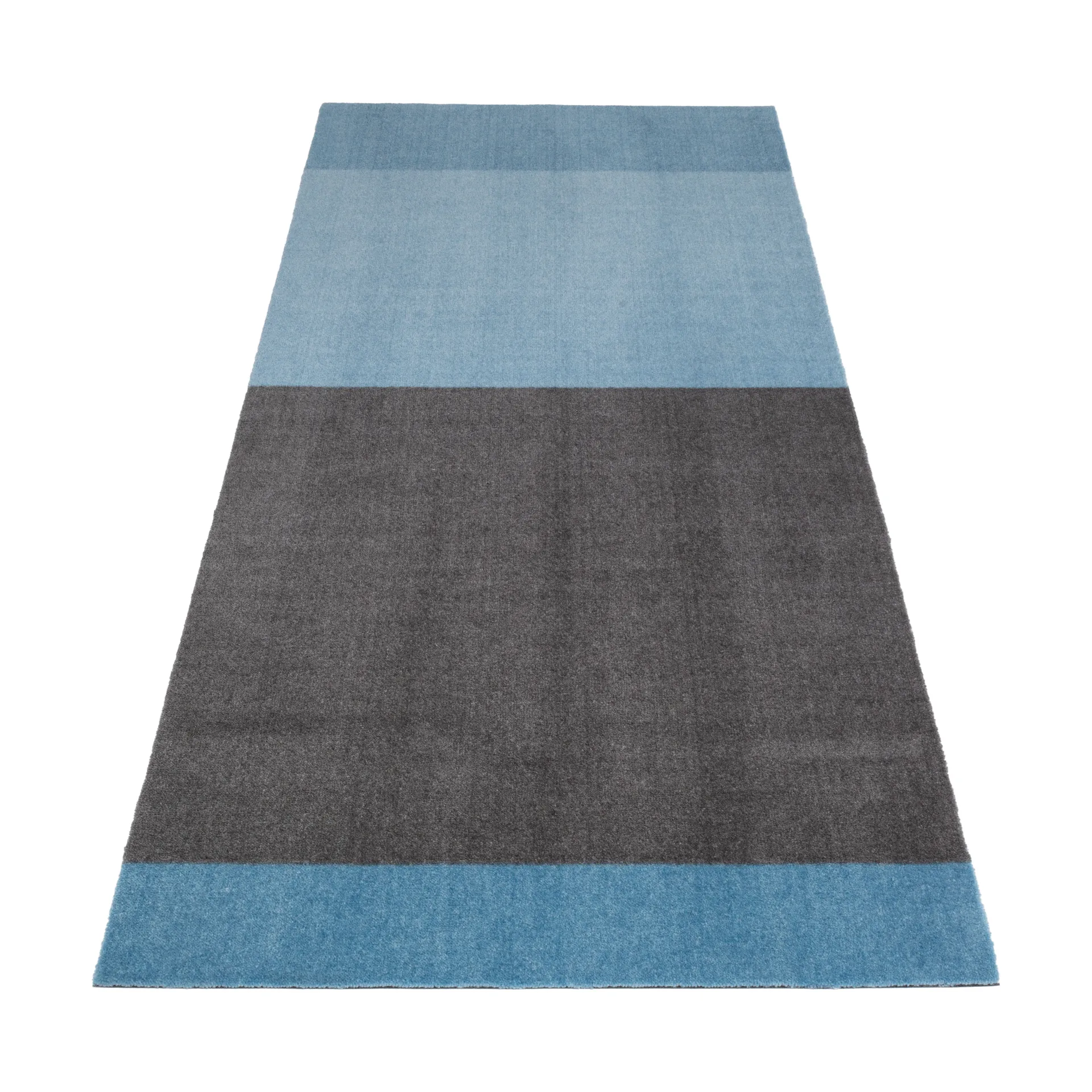 tica copenhagen Stripes käytävämatto vaakasuuntainen Blue-steel grey, 90 x 200 cm