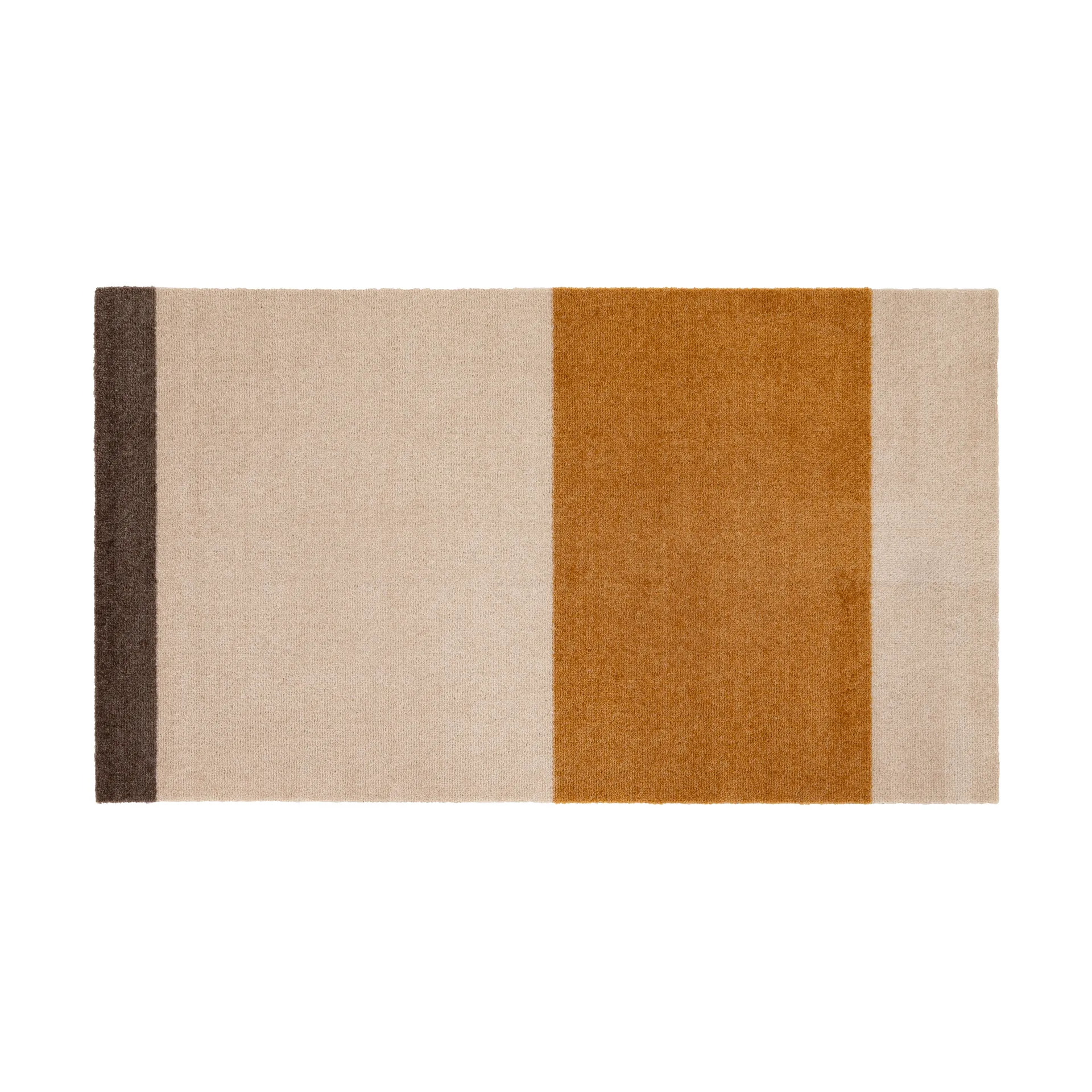 tica copenhagen Stripes käytävämatto vaakasuuntainen Ivory-dijon-brown, 67 x 120 cm